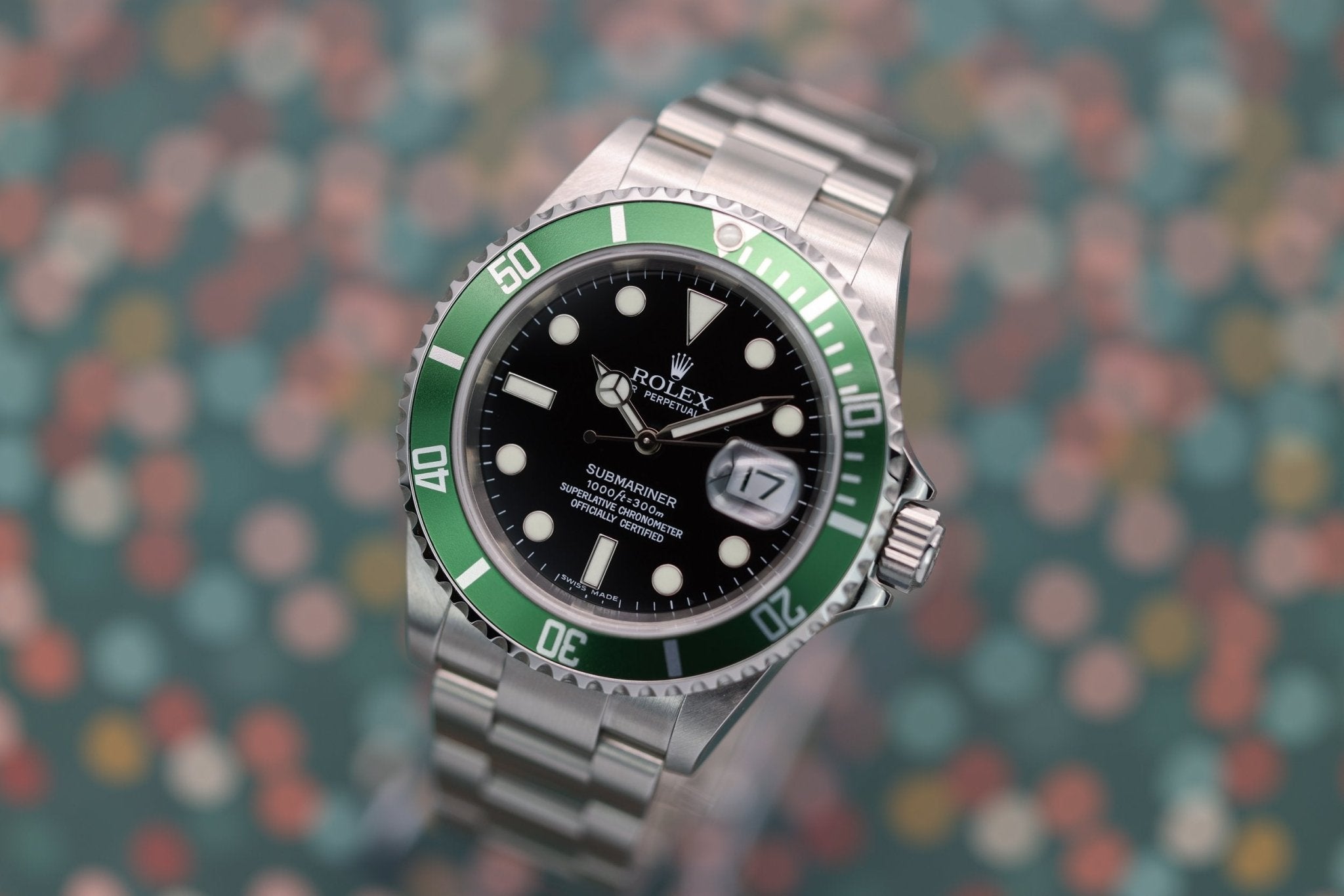 2006 Rolex Submariner Ref. 16610LV Kermit | Box and Papers - Sierra Time Co