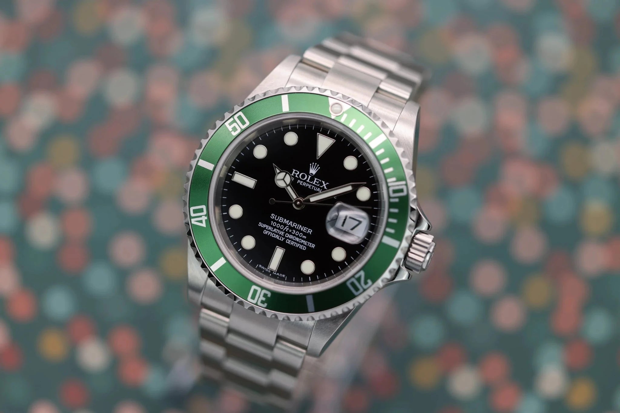 2006 Rolex Submariner Ref. 16610LV Kermit | Box and Papers - Sierra Time Co