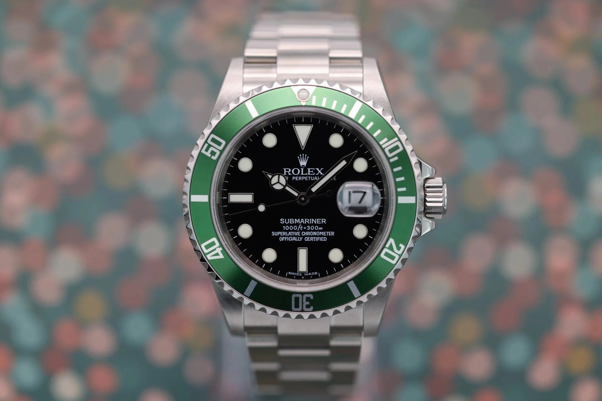 2006 Rolex Submariner Ref. 16610LV Kermit | Box and Papers - Sierra Time Co