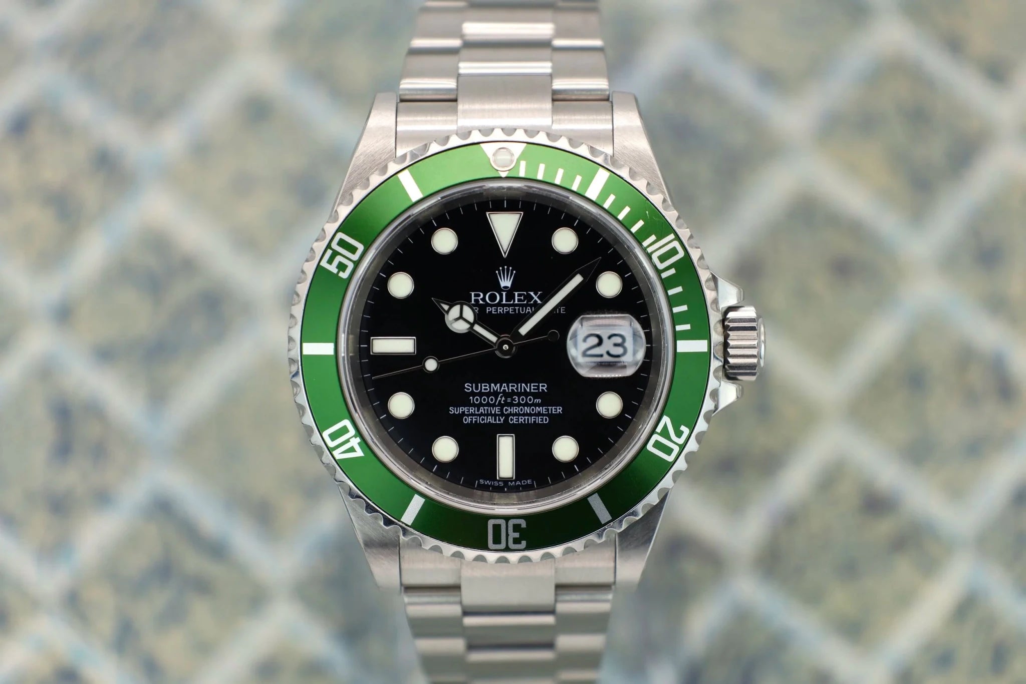 2006 Rolex Submariner Ref. 16610LV Kermit | Box and Papers | Serviced - Sierra Time Co