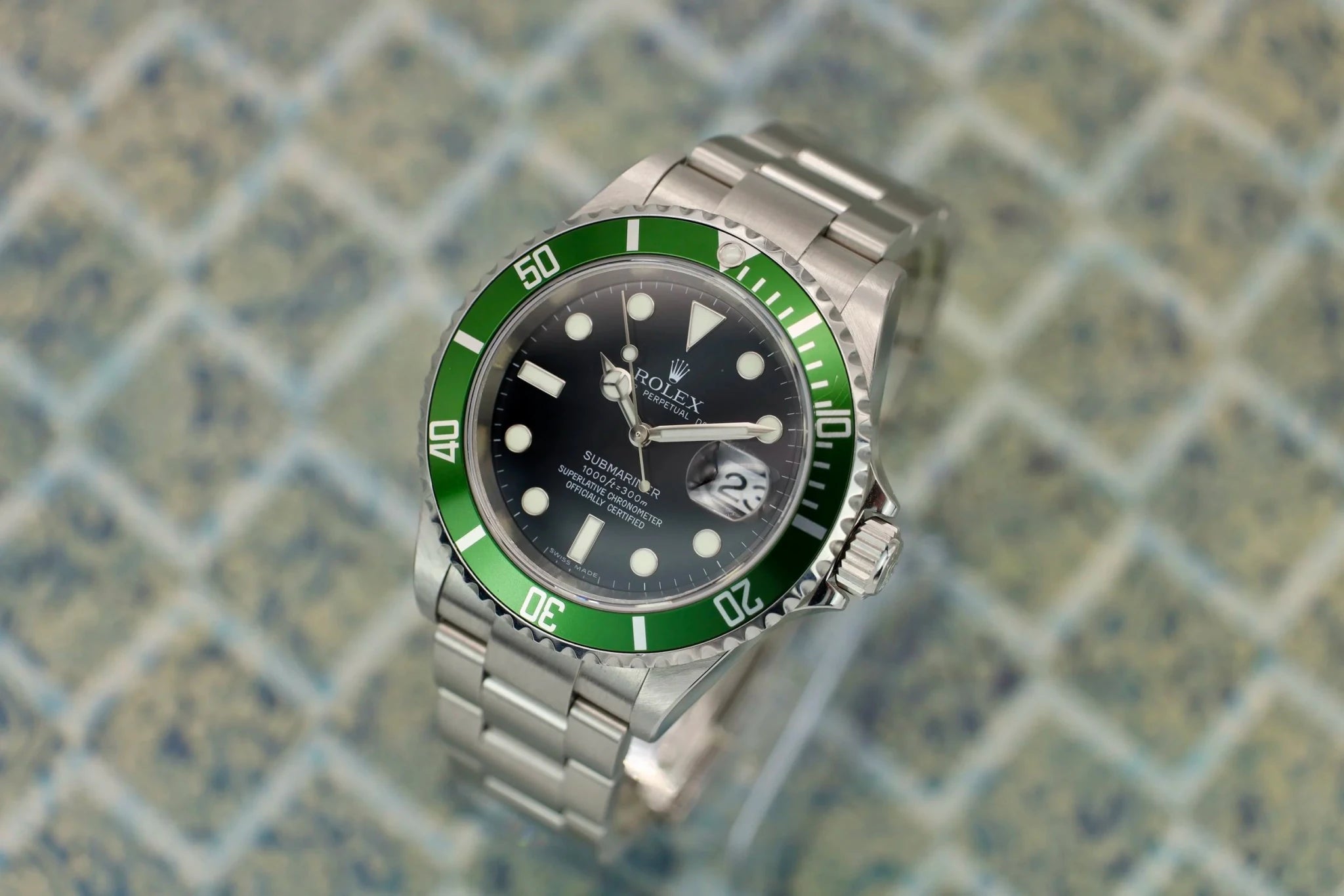 2006 Rolex Submariner Ref. 16610LV Kermit | Box and Papers | Serviced - Sierra Time Co