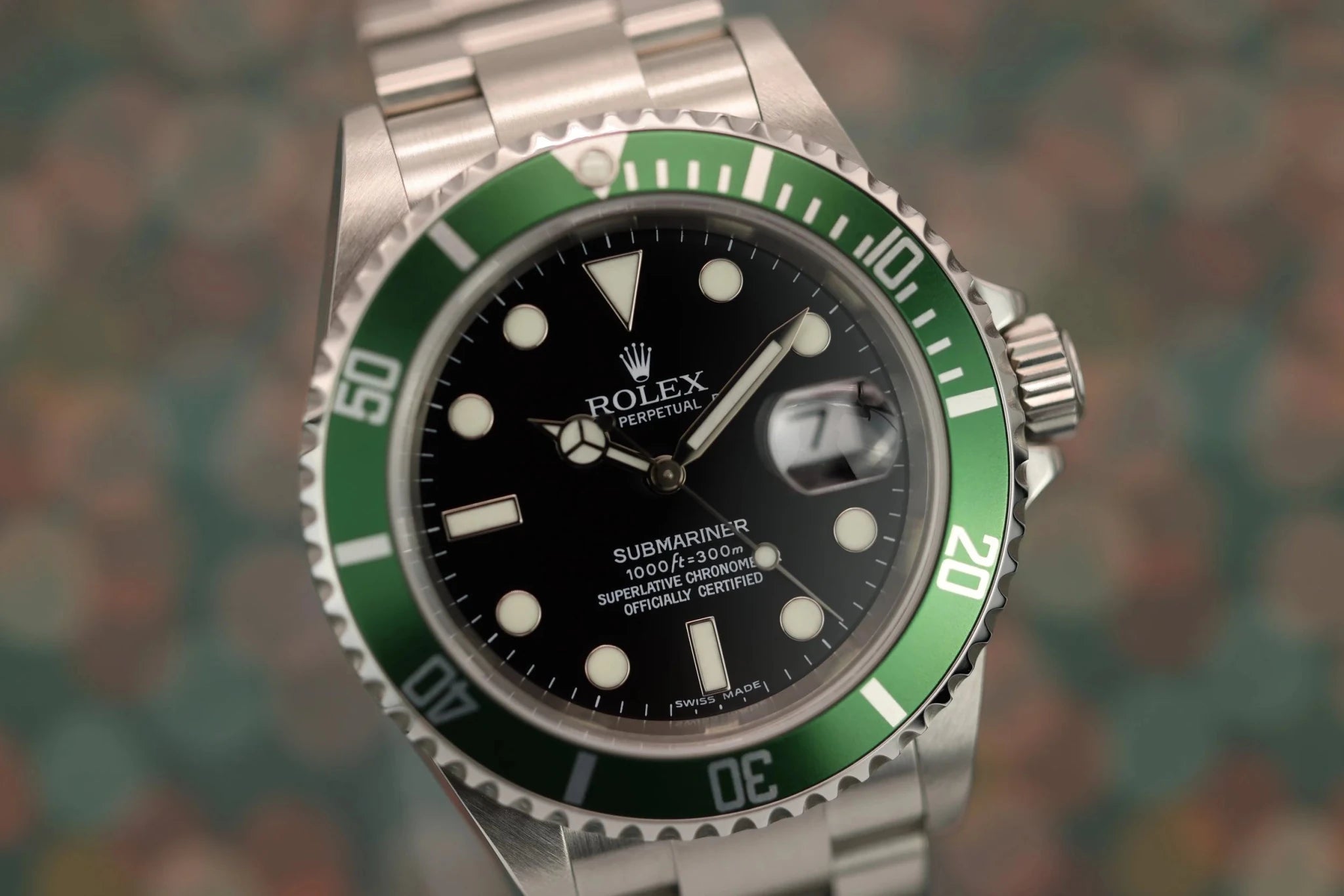 2006 Rolex Submariner Ref. 16610LV Kermit | Papers - Sierra Time Co