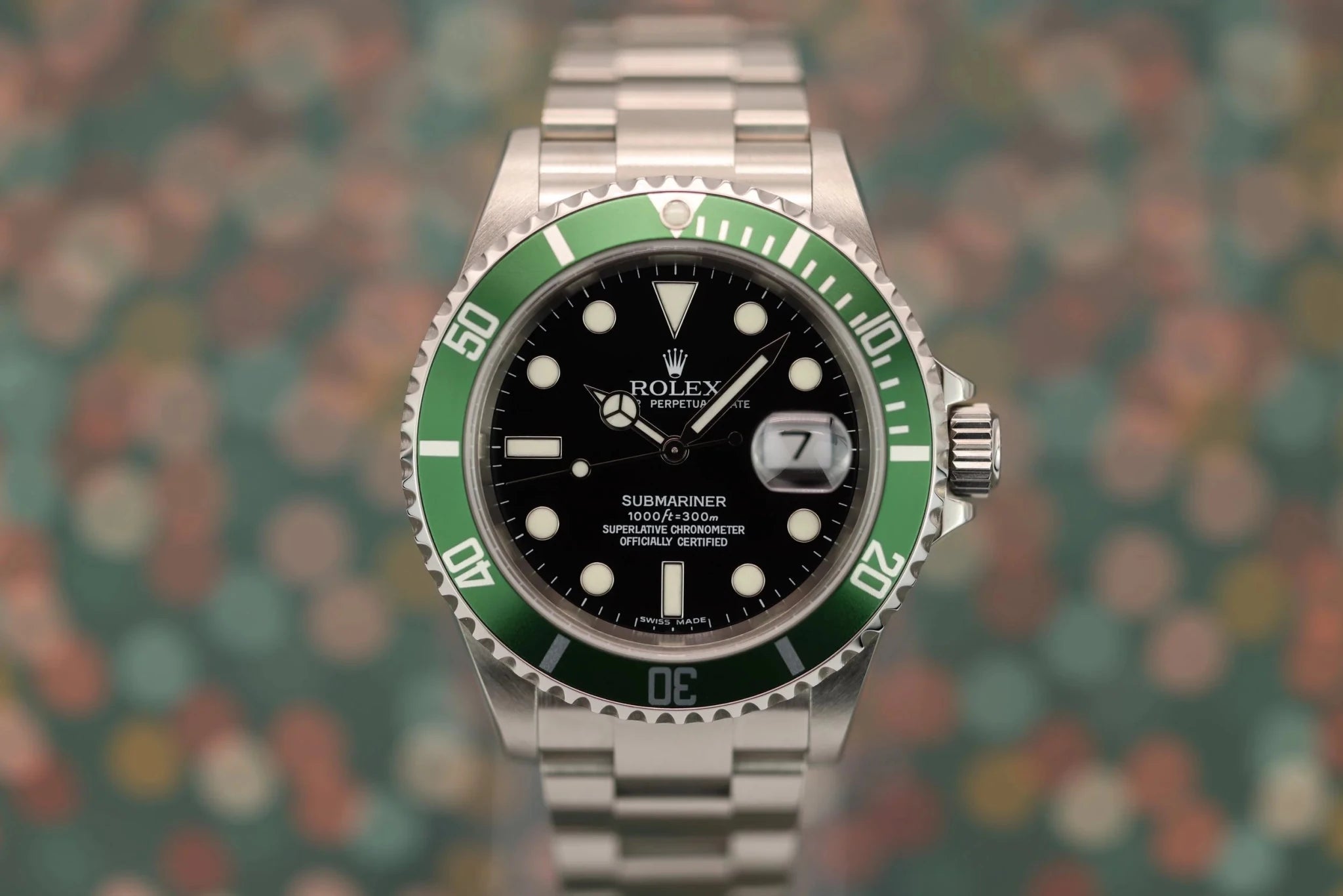 2006 Rolex Submariner Ref. 16610LV Kermit | Papers - Sierra Time Co