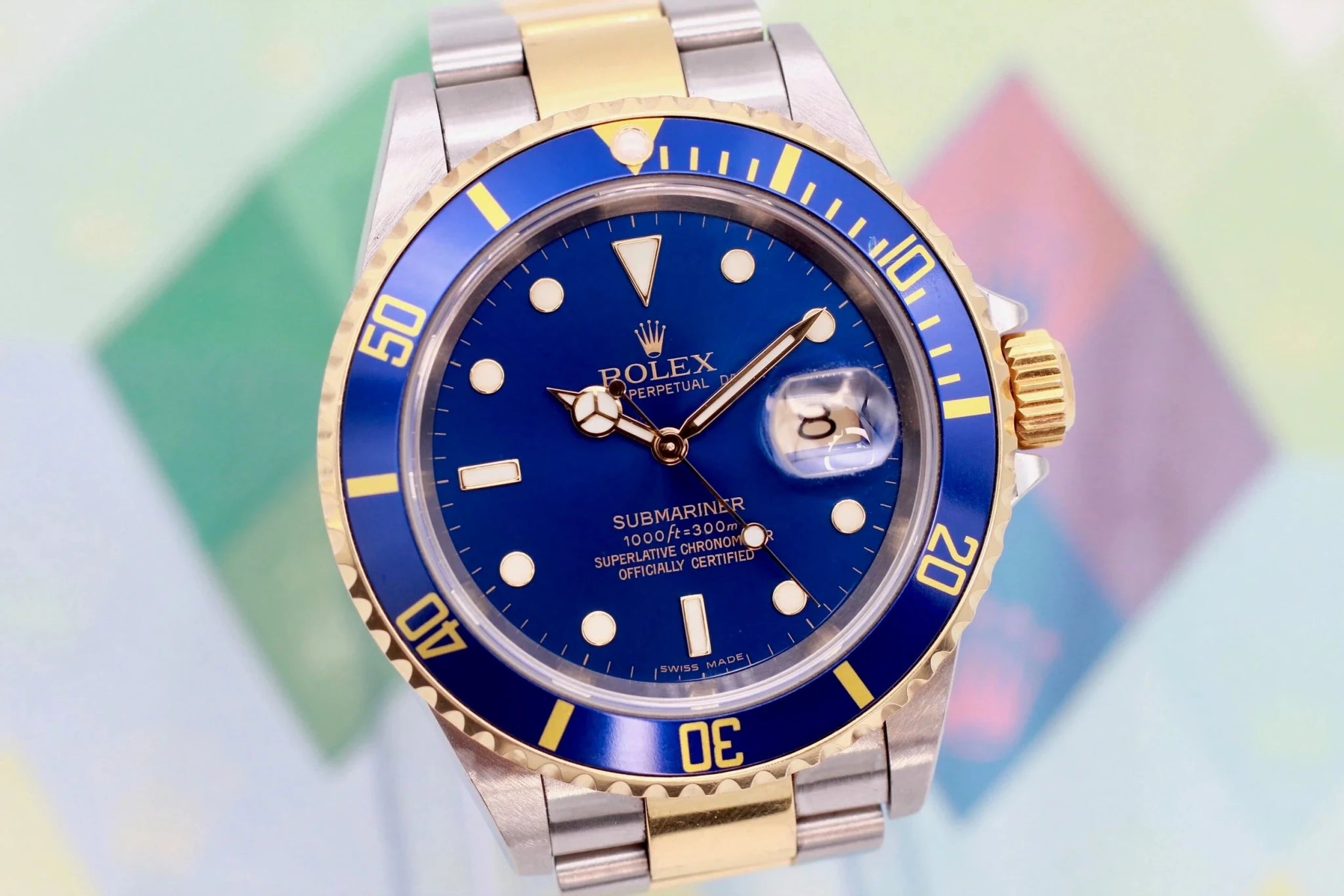 2006 Rolex Submariner Ref. 16613 Bluesy | Full Set - Sierra Time Co