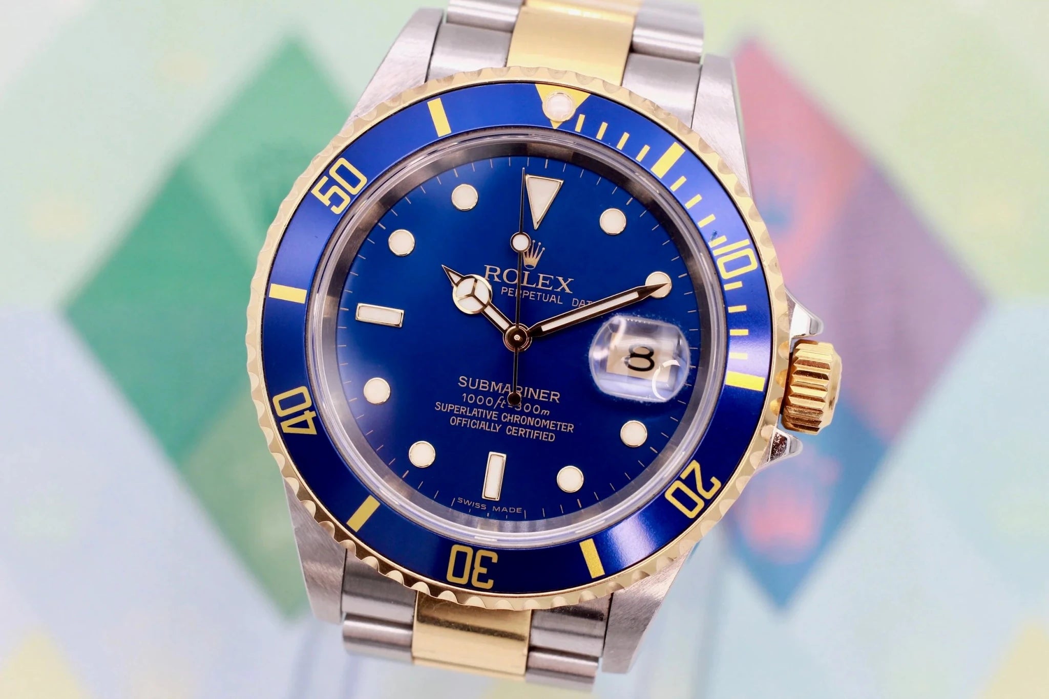2006 Rolex Submariner Ref. 16613 Bluesy | Full Set - Sierra Time Co