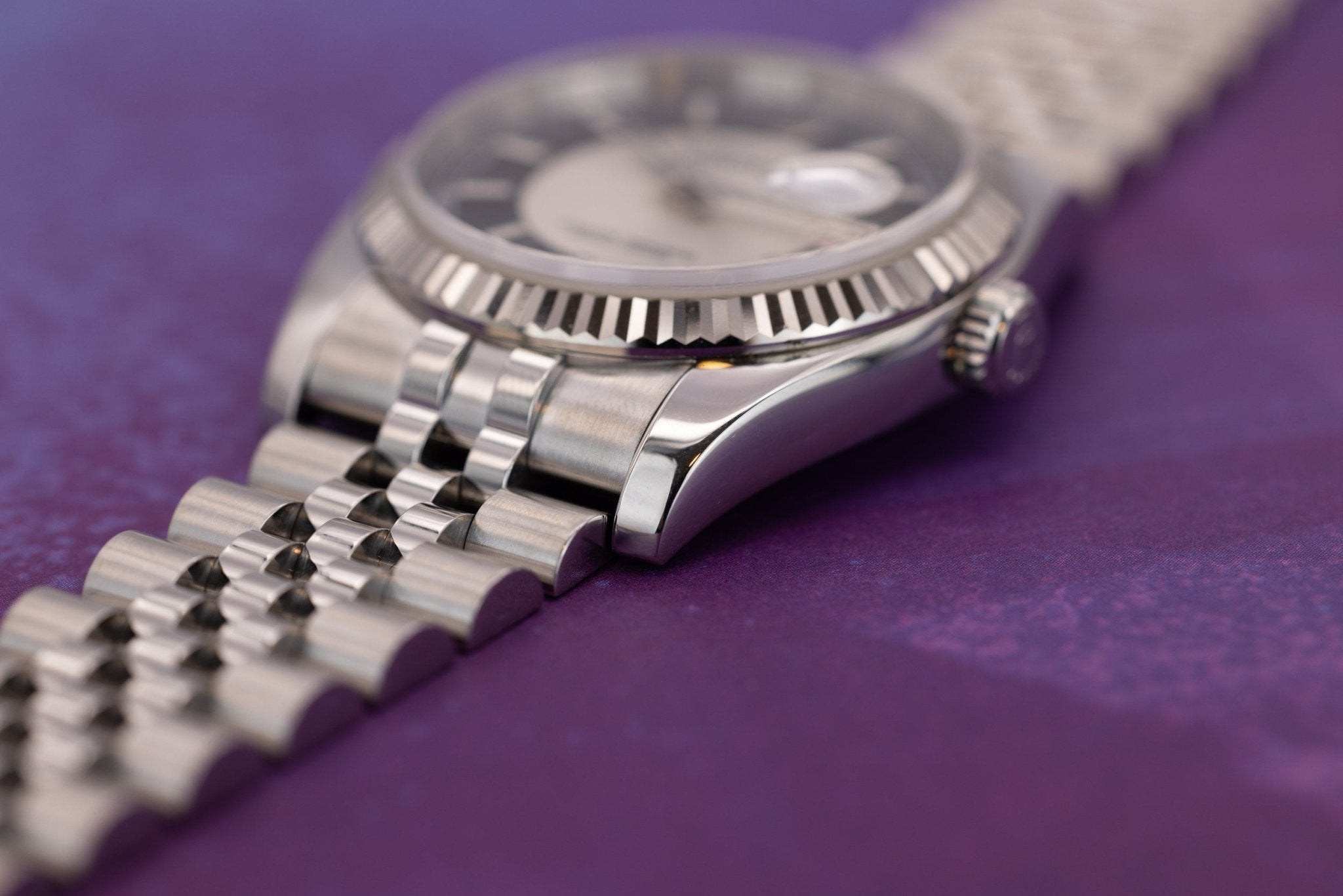 2007 Rolex Datejust Ref. 116234 | Black Roulette Dial | Box and Papers - Sierra Time Co