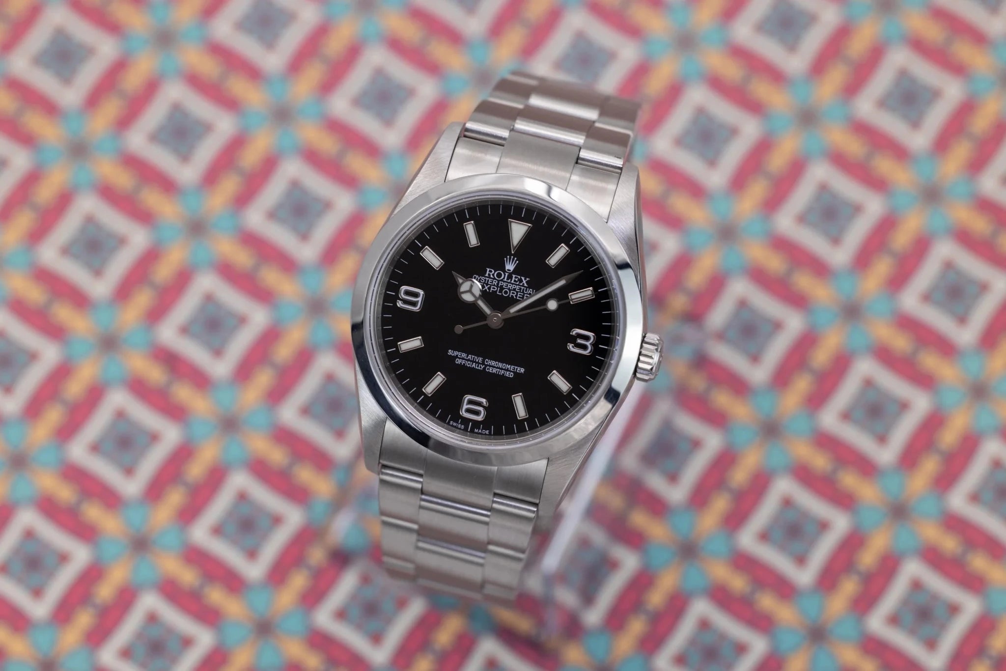 2007 Rolex Explorer I Ref. 114270 | Engraved Rehaut - Sierra Time Co