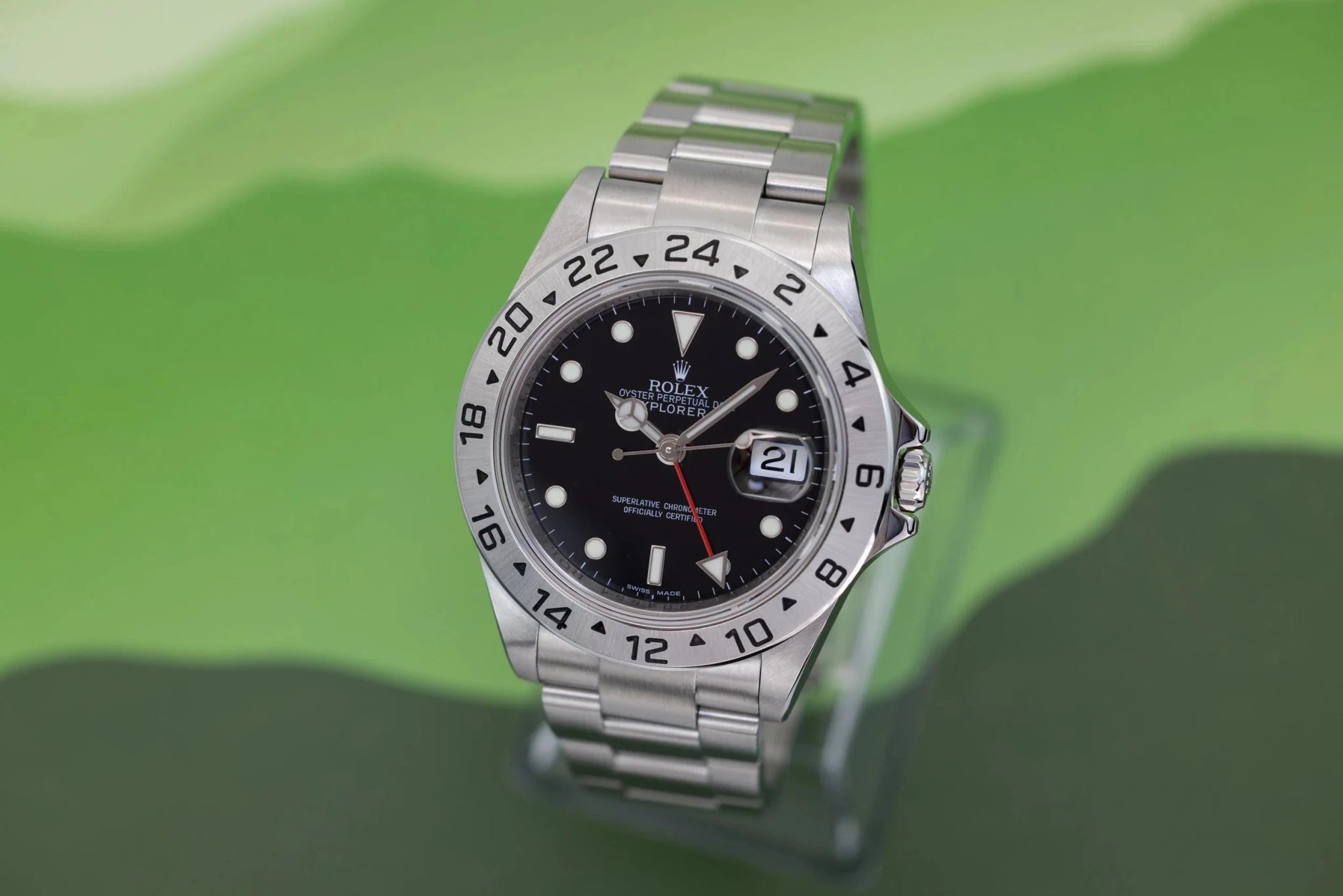 2007 Rolex Explorer II Ref. 16570 | 3186 Movement | RSC Service Card | Box and Papers - Sierra Time Co