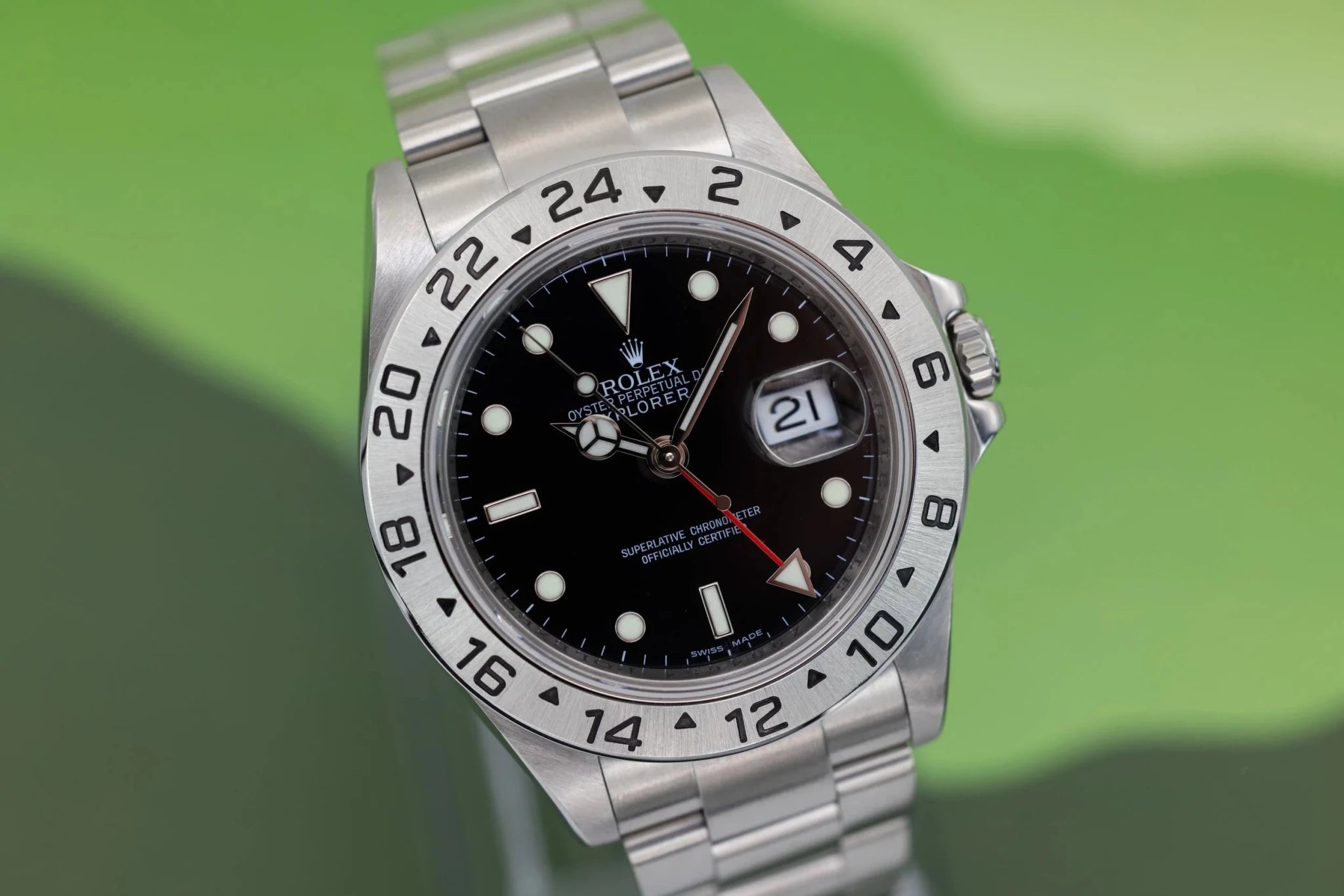 2007 Rolex Explorer II Ref. 16570 | 3186 Movement | RSC Service Card | Box and Papers - Sierra Time Co