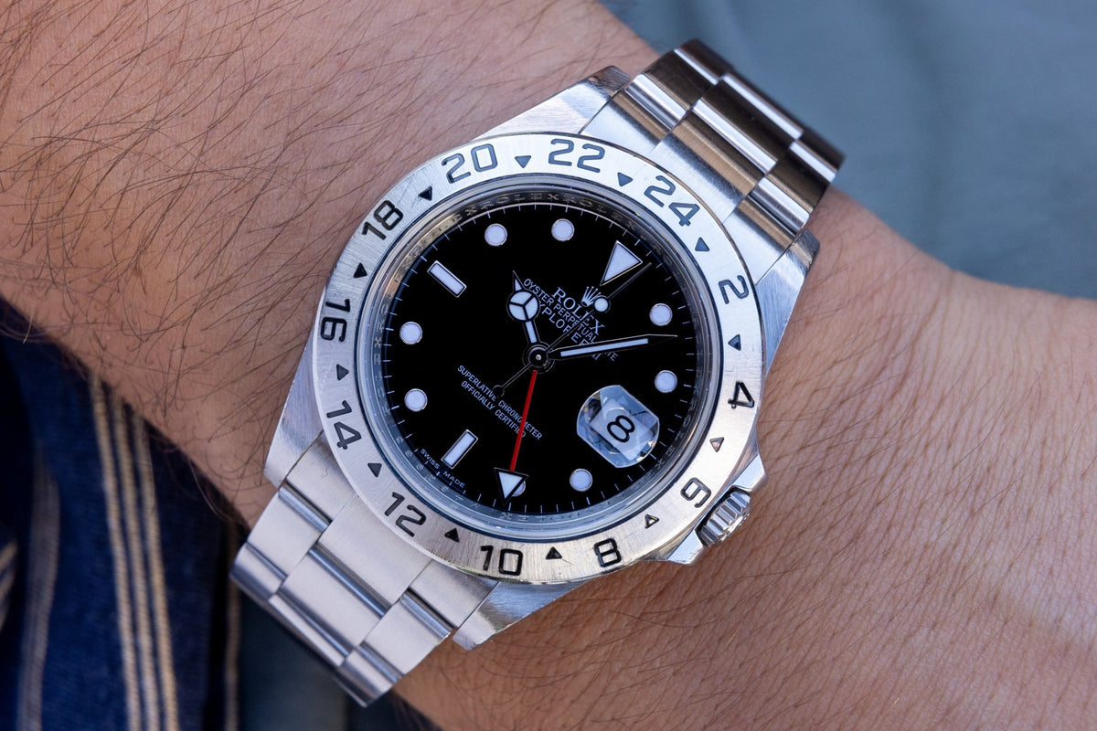 2007 Rolex Explorer II Ref. 16570 | Black Dial | 3186 Movement | Box and Papers - Sierra Time Co