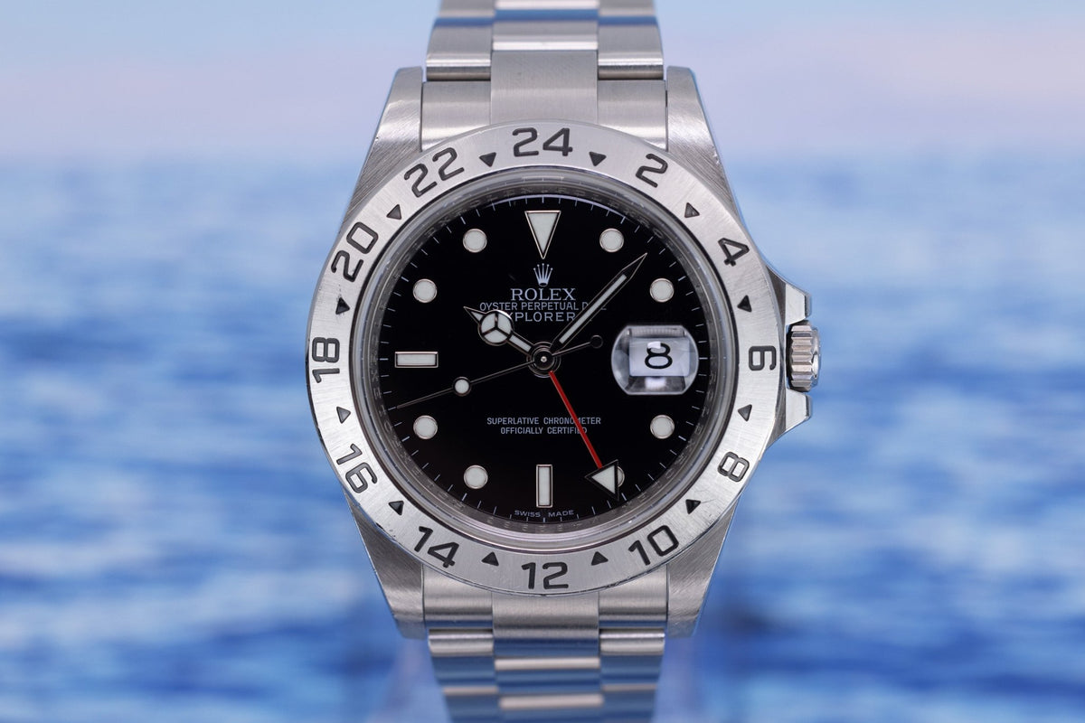 2007 Rolex Explorer II Ref. 16570 | Black Dial | 3186 Movement | Box and Papers - Sierra Time Co
