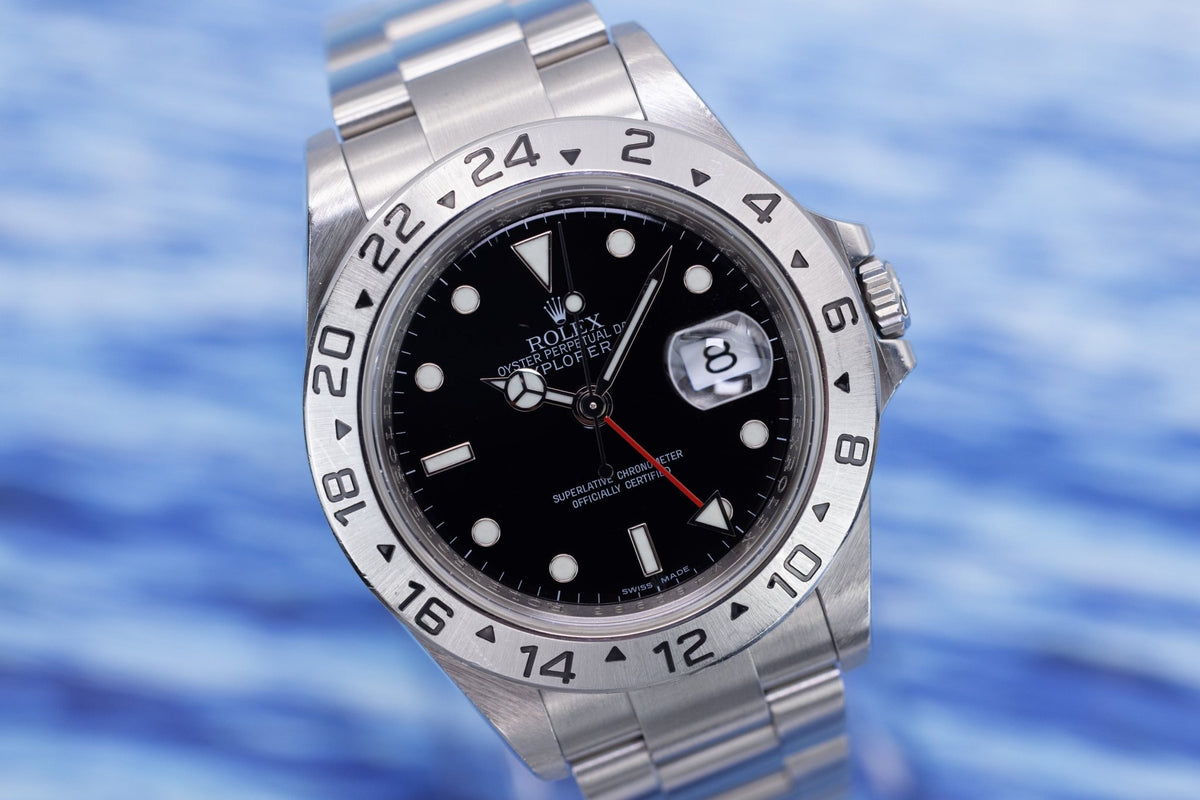 2007 Rolex Explorer II Ref. 16570 | Black Dial | 3186 Movement | Box and Papers - Sierra Time Co