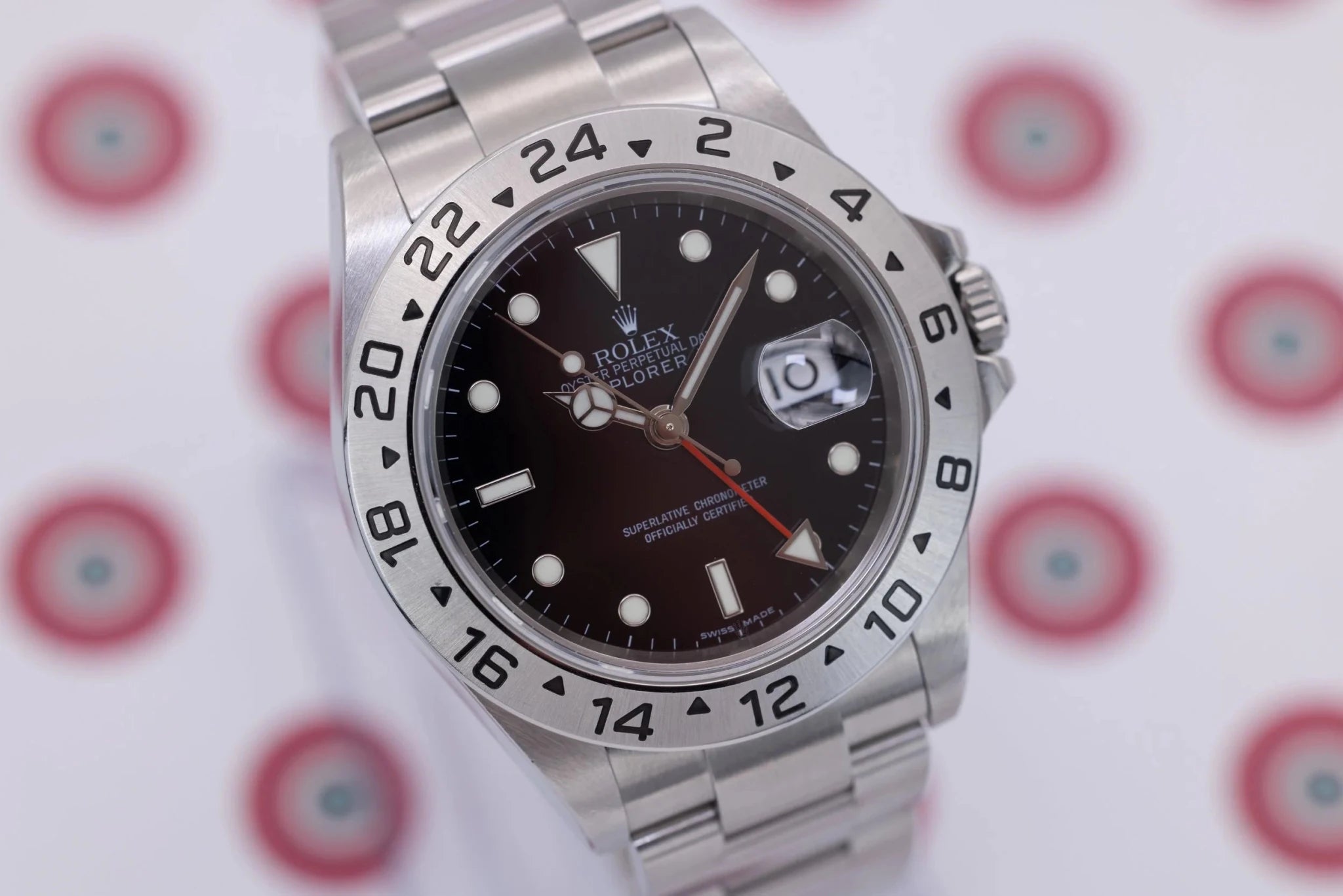 2007 Rolex Explorer II Ref. 16570 | No-Holes Case | Box and Papers - Sierra Time Co