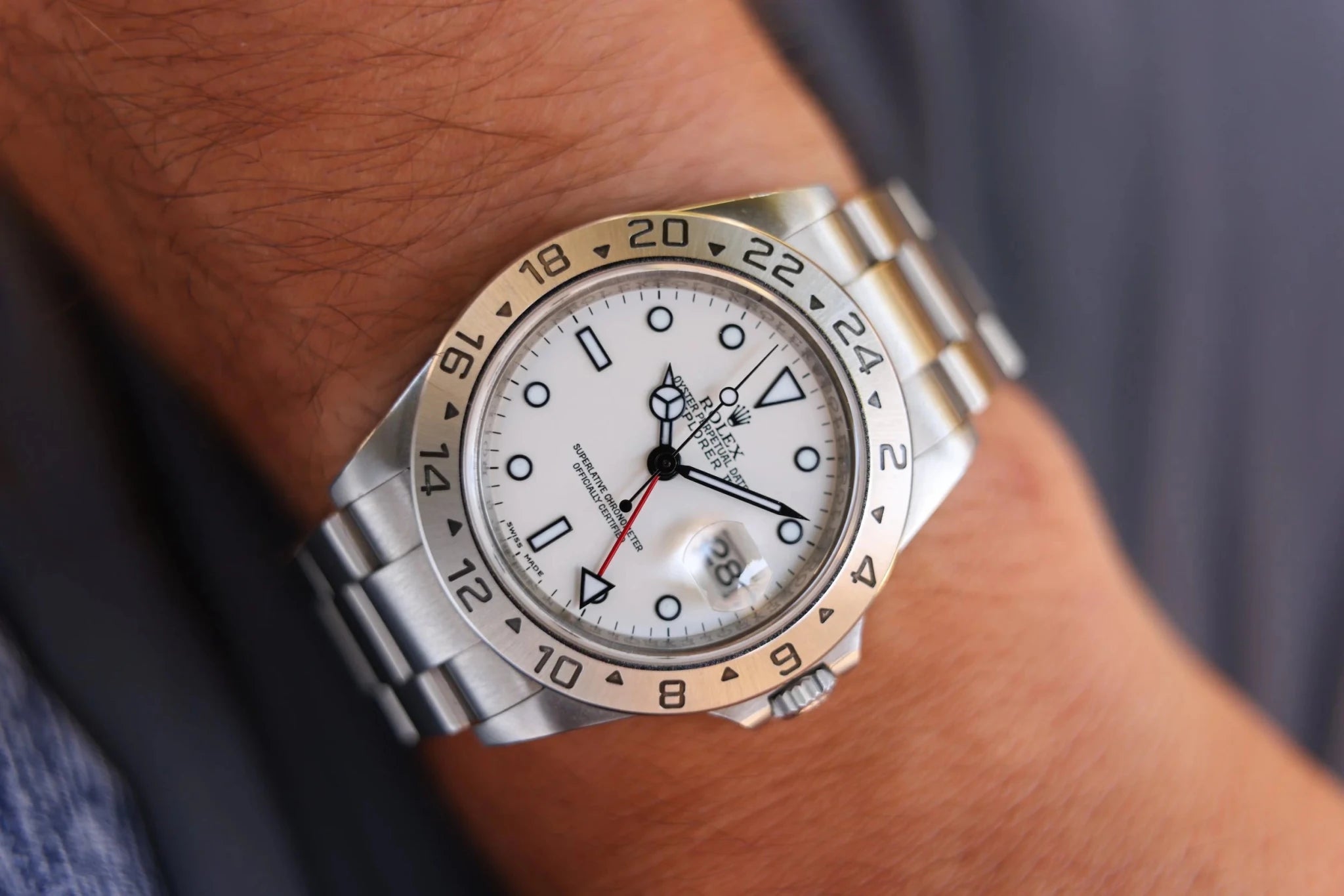2007 Rolex Explorer II Ref. 16570 Polar | 3186 Movement | 2024 Service - Sierra Time Co
