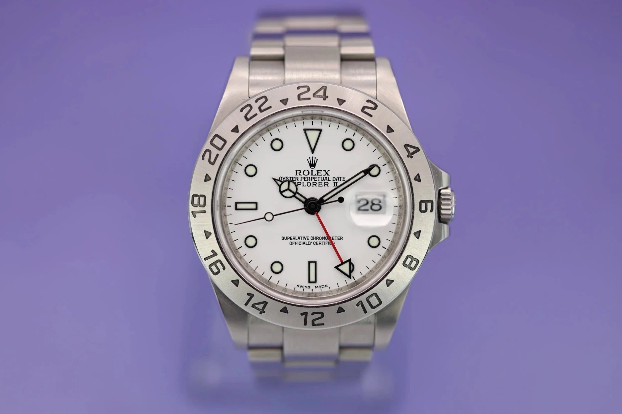 2007 Rolex Explorer II Ref. 16570 Polar | 3186 Movement | 2024 Service - Sierra Time Co