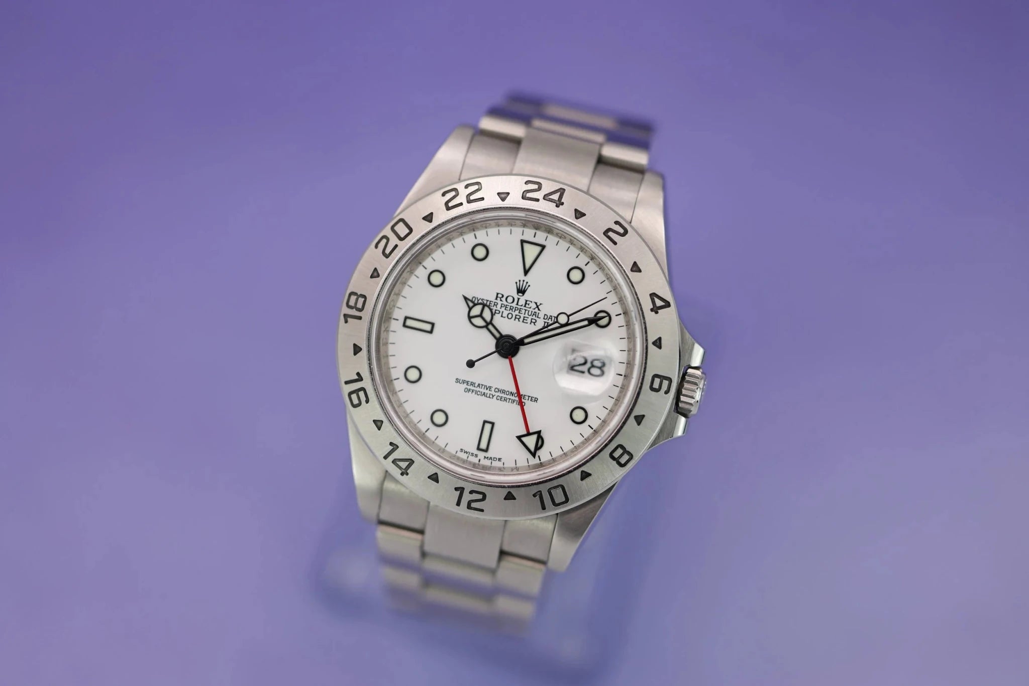 2007 Rolex Explorer II Ref. 16570 Polar | 3186 Movement | 2024 Service - Sierra Time Co