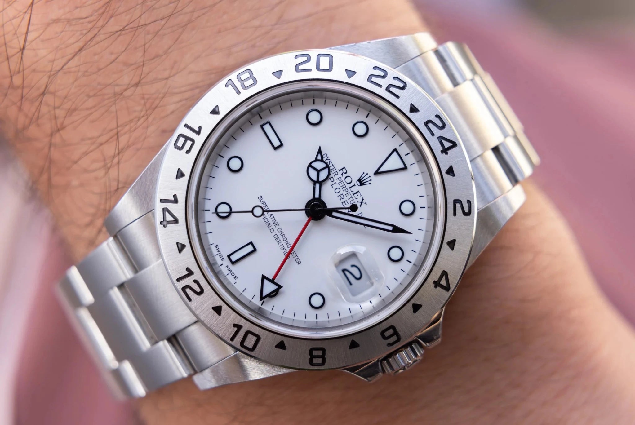 2007 Rolex Explorer II Ref. 16570 Polar | 3186 Movement | Mint Condition - Sierra Time Co