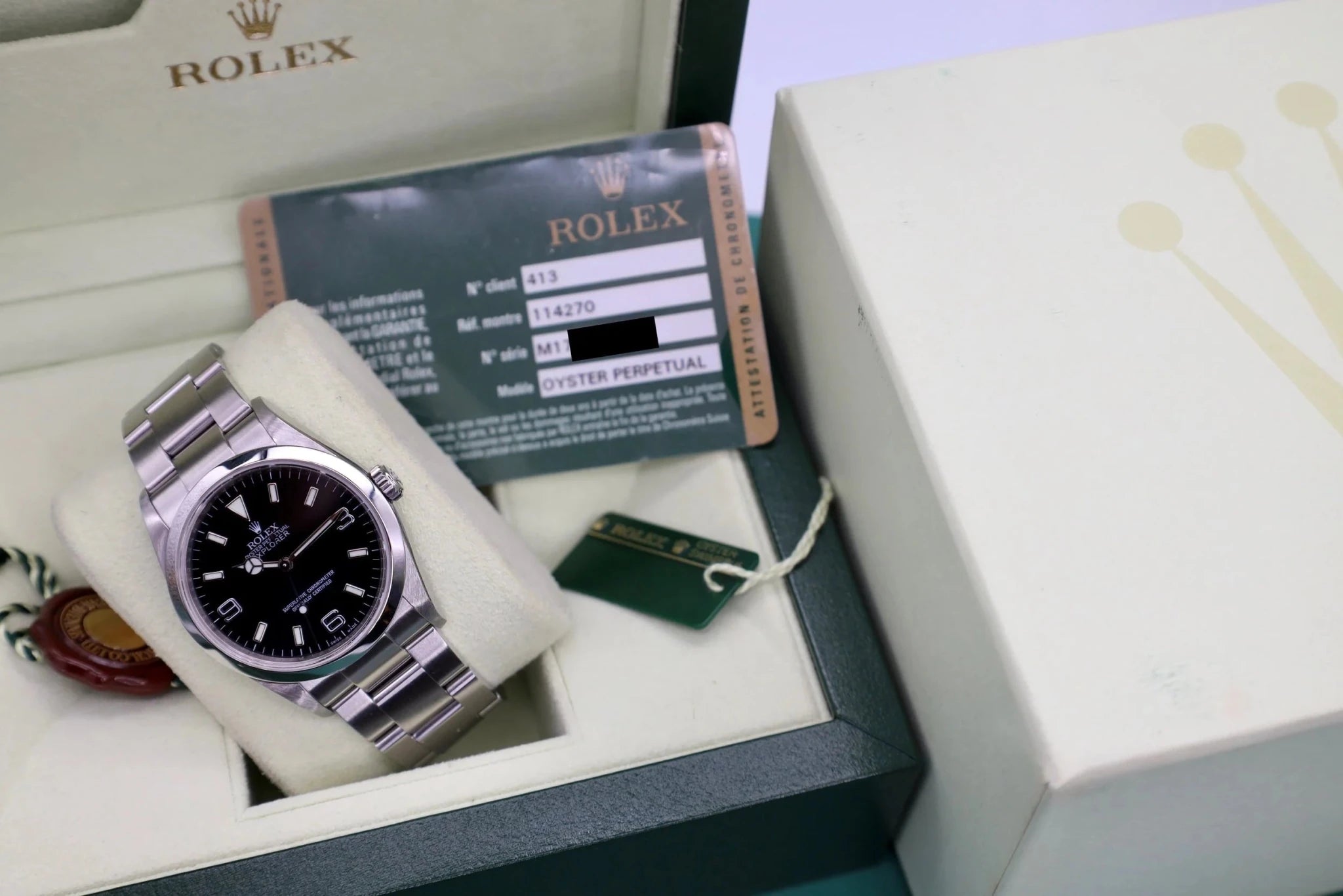 2007 Rolex Explorer l Ref. 114270 | Box and Papers - Sierra Time Co