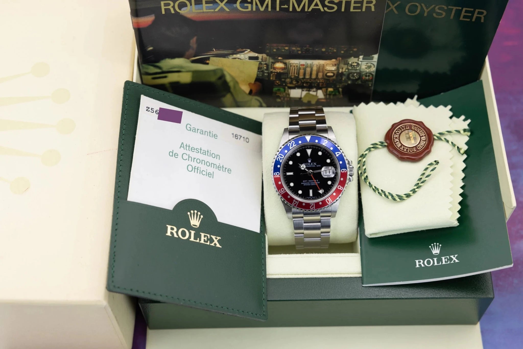 2007 Rolex GMT Master II Ref. 16710 Pepsi | Box and Papers - Sierra Time Co
