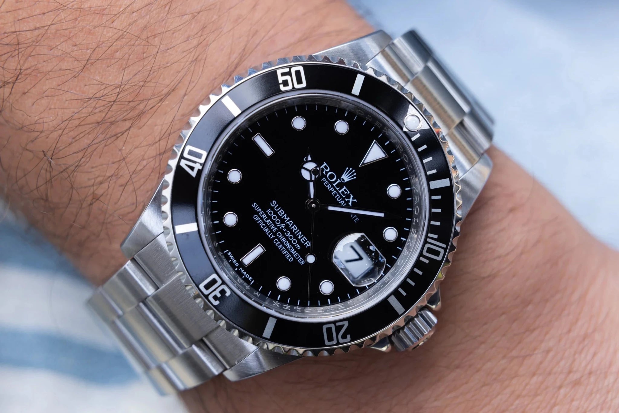 2007 Rolex Submariner Ref. 16610 | No-Holes Case | Super Set - Sierra Time Co