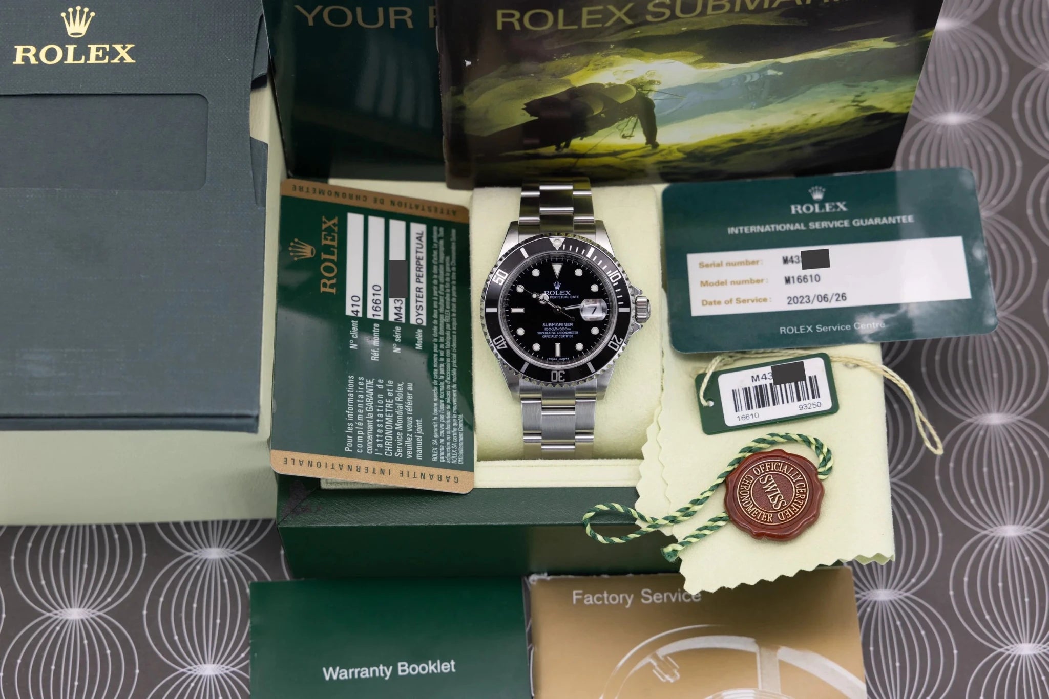 2007 Rolex Submariner Ref. 16610 | No-Holes Case | Super Set - Sierra Time Co
