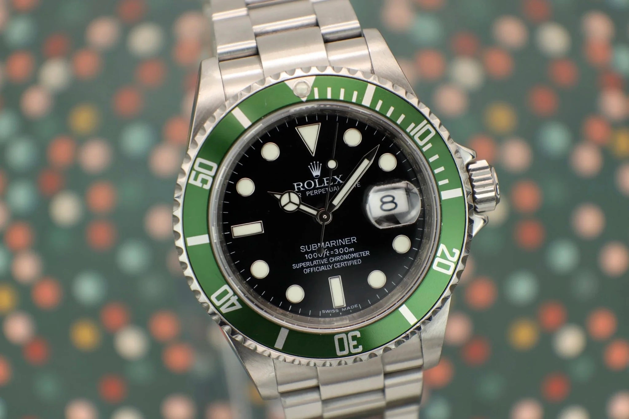 2007 Rolex Submariner Ref. 16610LV Kermit - Sierra Time Co