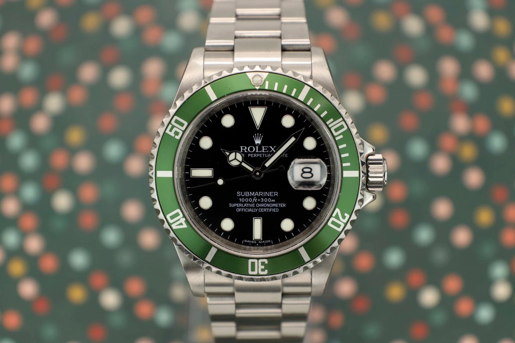 2007 Rolex Submariner Ref. 16610LV Kermit - Sierra Time Co
