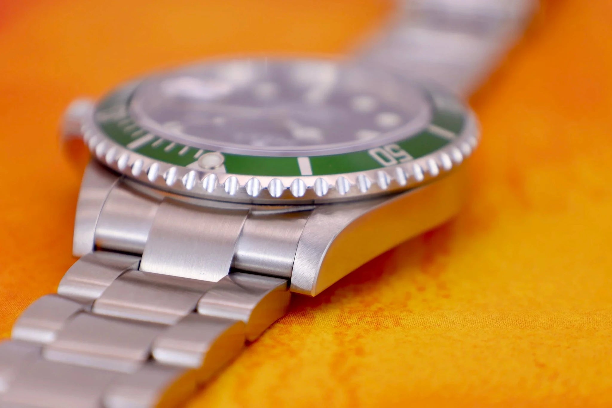 2007 Rolex Submariner Ref. 16610LV Kermit | Box and Papers - Sierra Time Co
