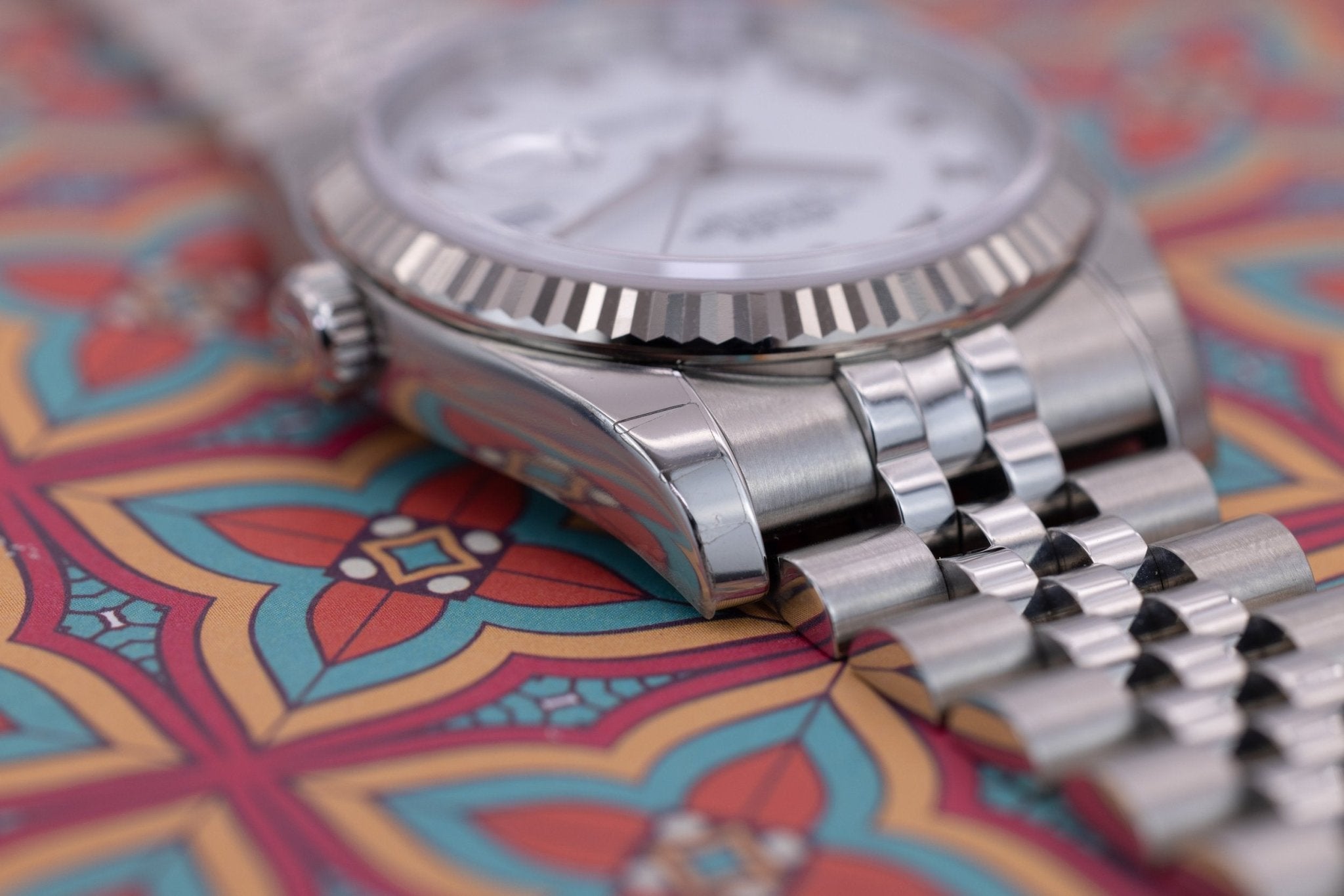 2008 Rolex Datejust Ref. 116234 | New Old Stock | White Roman Dial | Box and Papers - Sierra Time Co