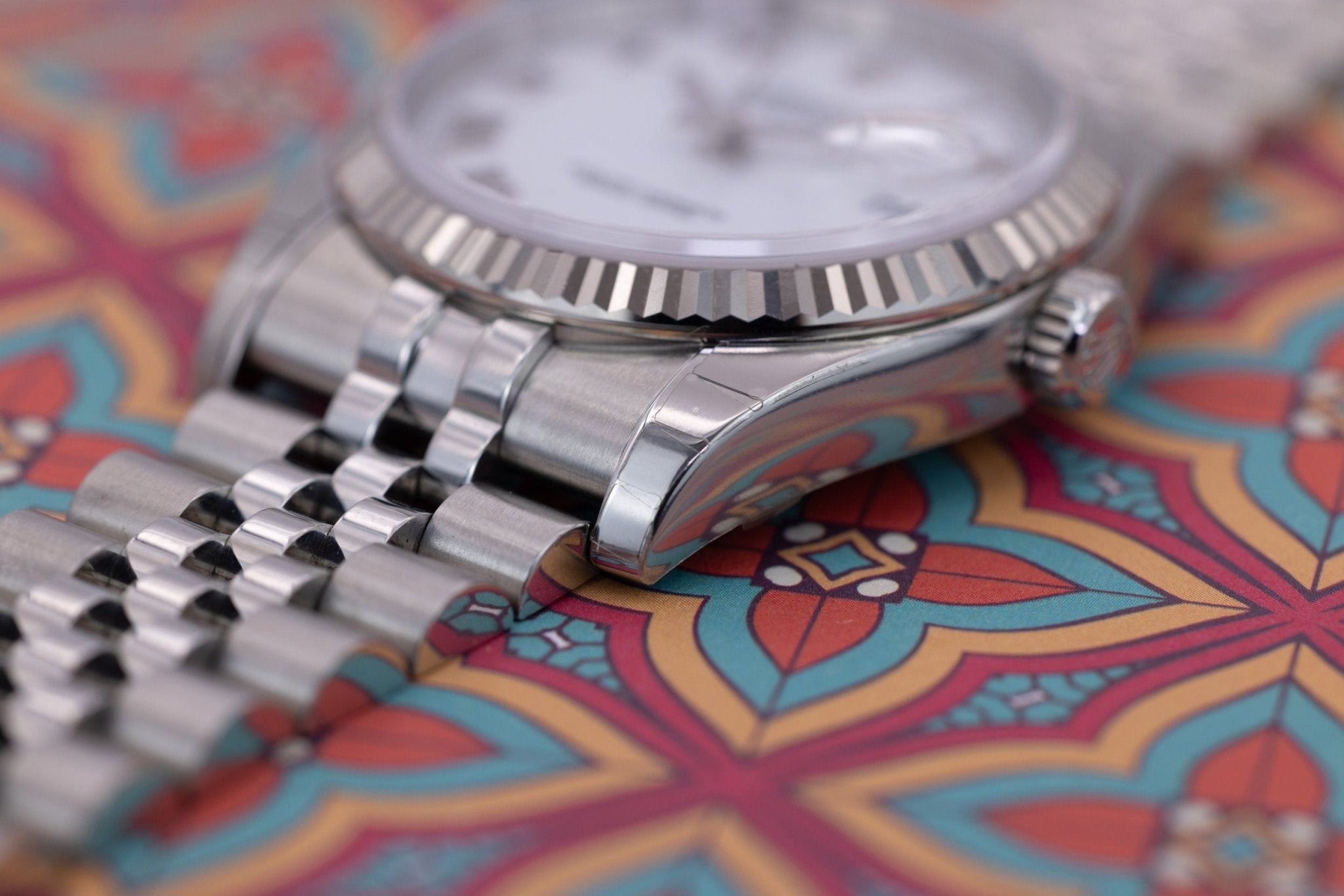 2008 Rolex Datejust Ref. 116234 | New Old Stock | White Roman Dial | Box and Papers - Sierra Time Co