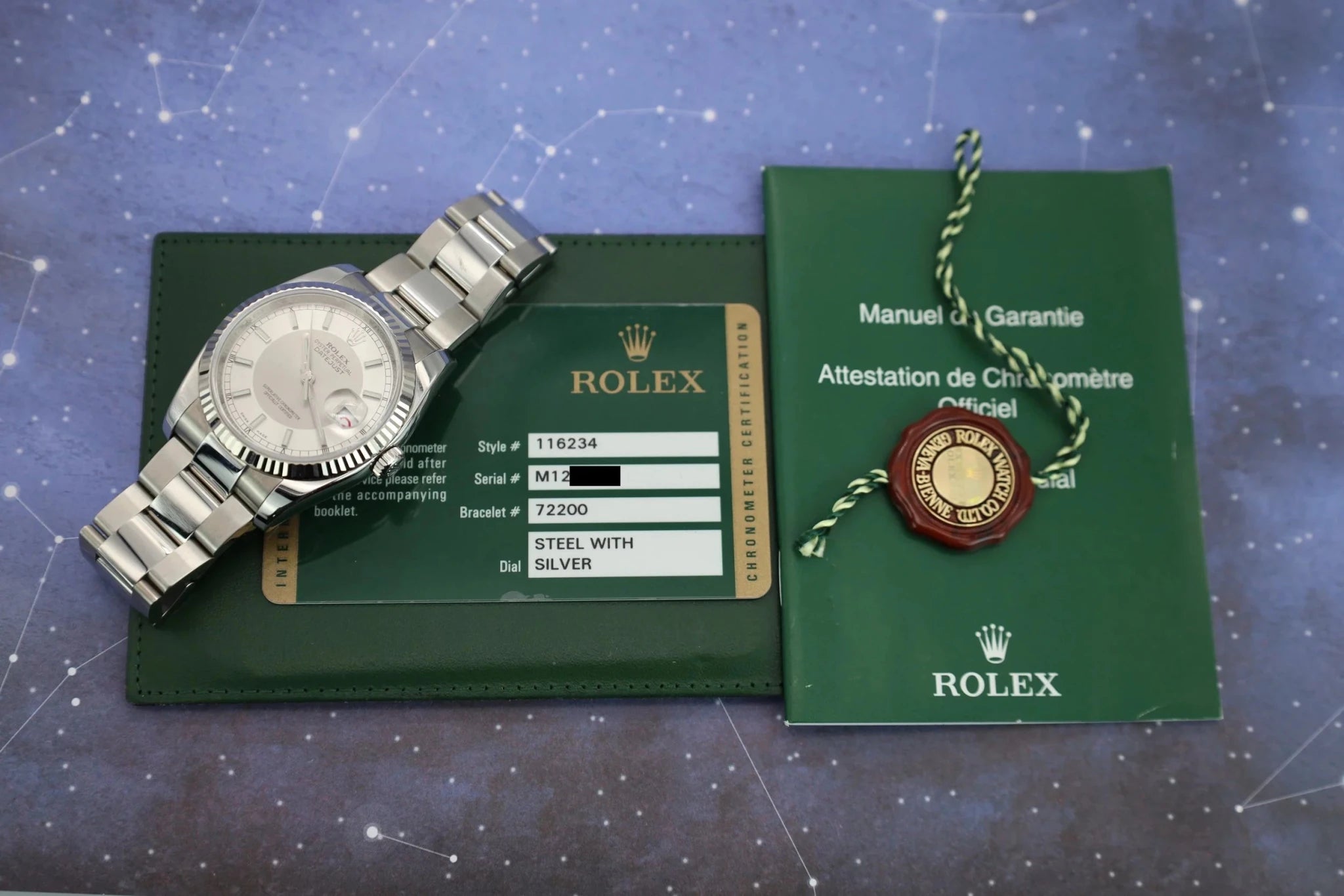 2008 Rolex Datejust Ref. 116234 | Tuxedo Dial | Papers - Sierra Time Co