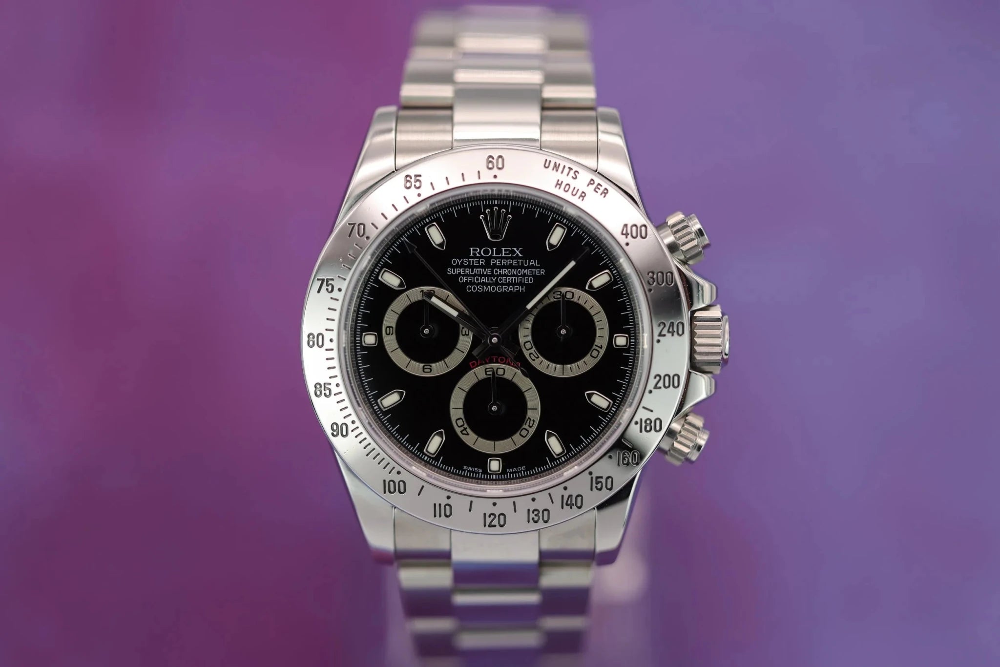2008 Rolex Daytona Ref. 116520 | Black Dial | Card - Sierra Time Co