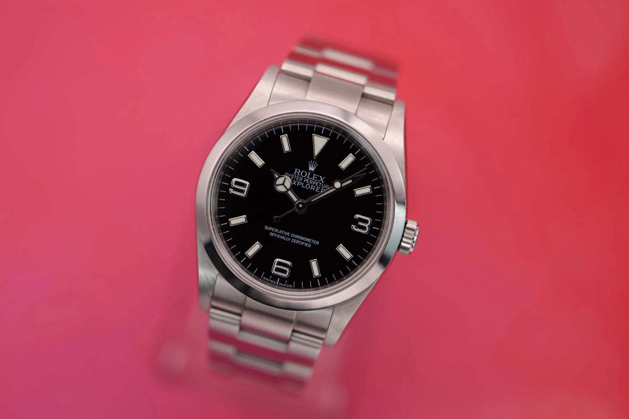 2008 Rolex Explorer I Ref. 114270 | Engraved Rehaut - Sierra Time Co
