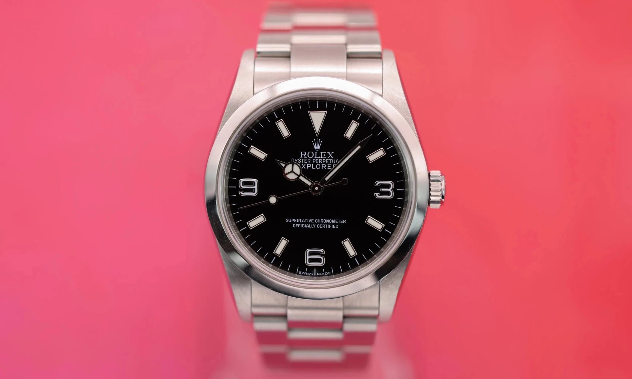 2008 Rolex Explorer I Ref. 114270 | Engraved Rehaut - Sierra Time Co