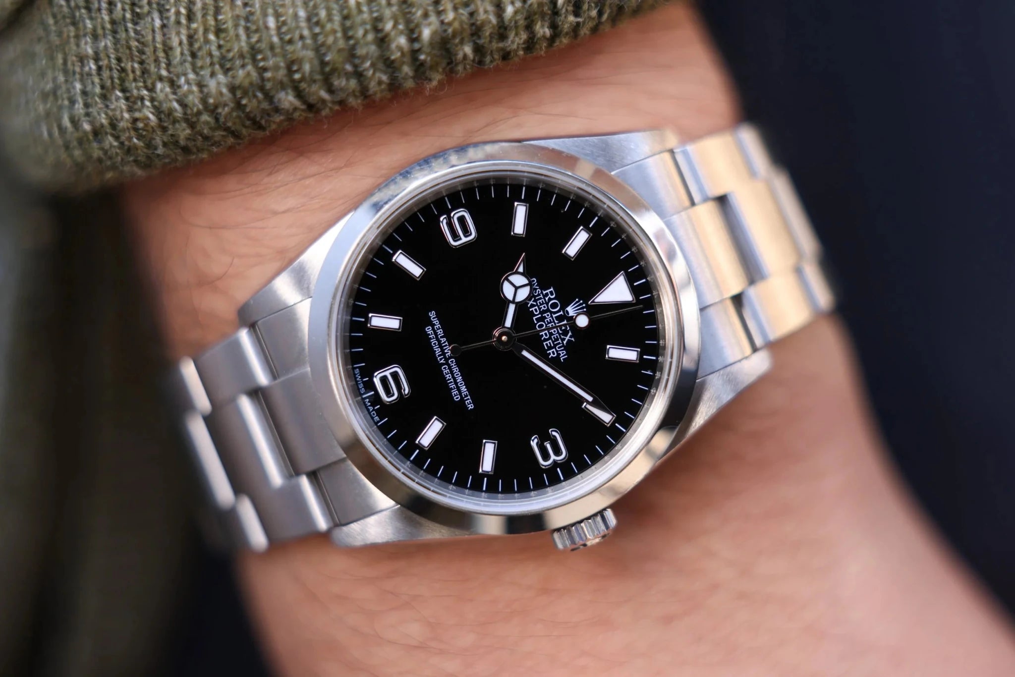 2008 Rolex Explorer I Ref. 114270 | Engraved Rehaut - Sierra Time Co