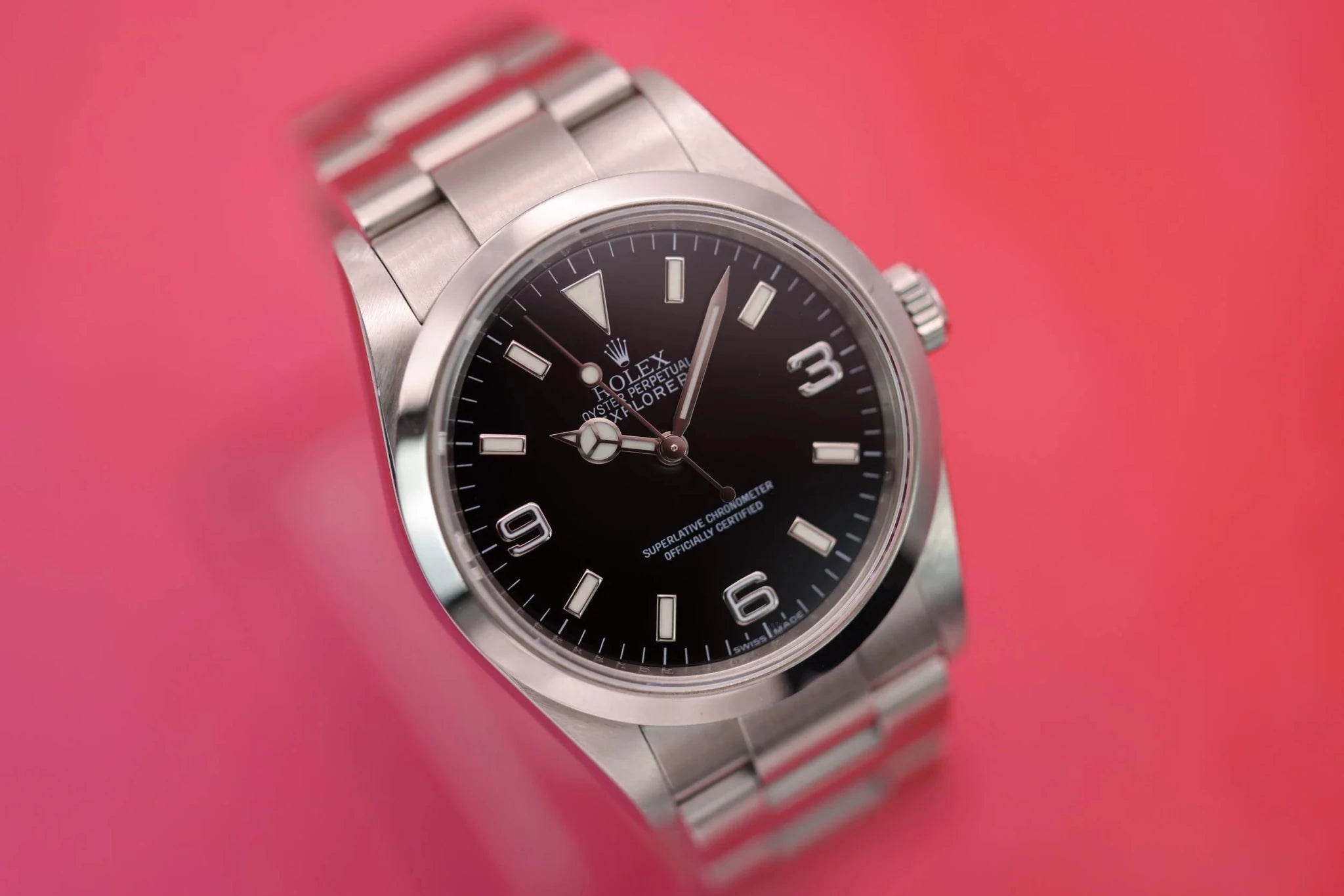 2008 Rolex Explorer I Ref. 114270 | Engraved Rehaut - Sierra Time Co