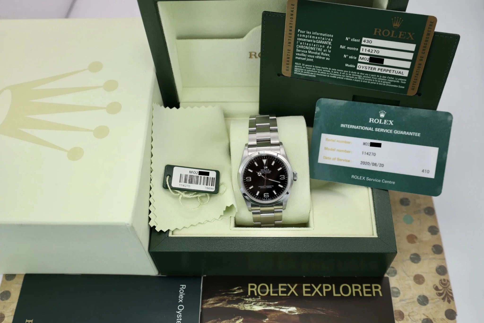 2008 Rolex Explorer I Ref. 114270 | Full Set - Sierra Time Co