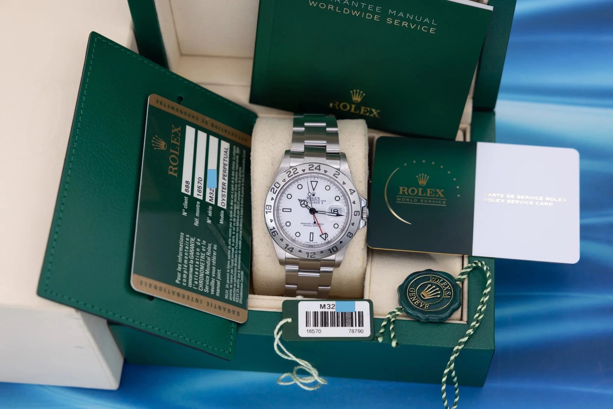 2008 Rolex Explorer II Ref. 16570 Polar | 3186 Movement | Box and Papers | 2026 RSC Card - Sierra Time Co