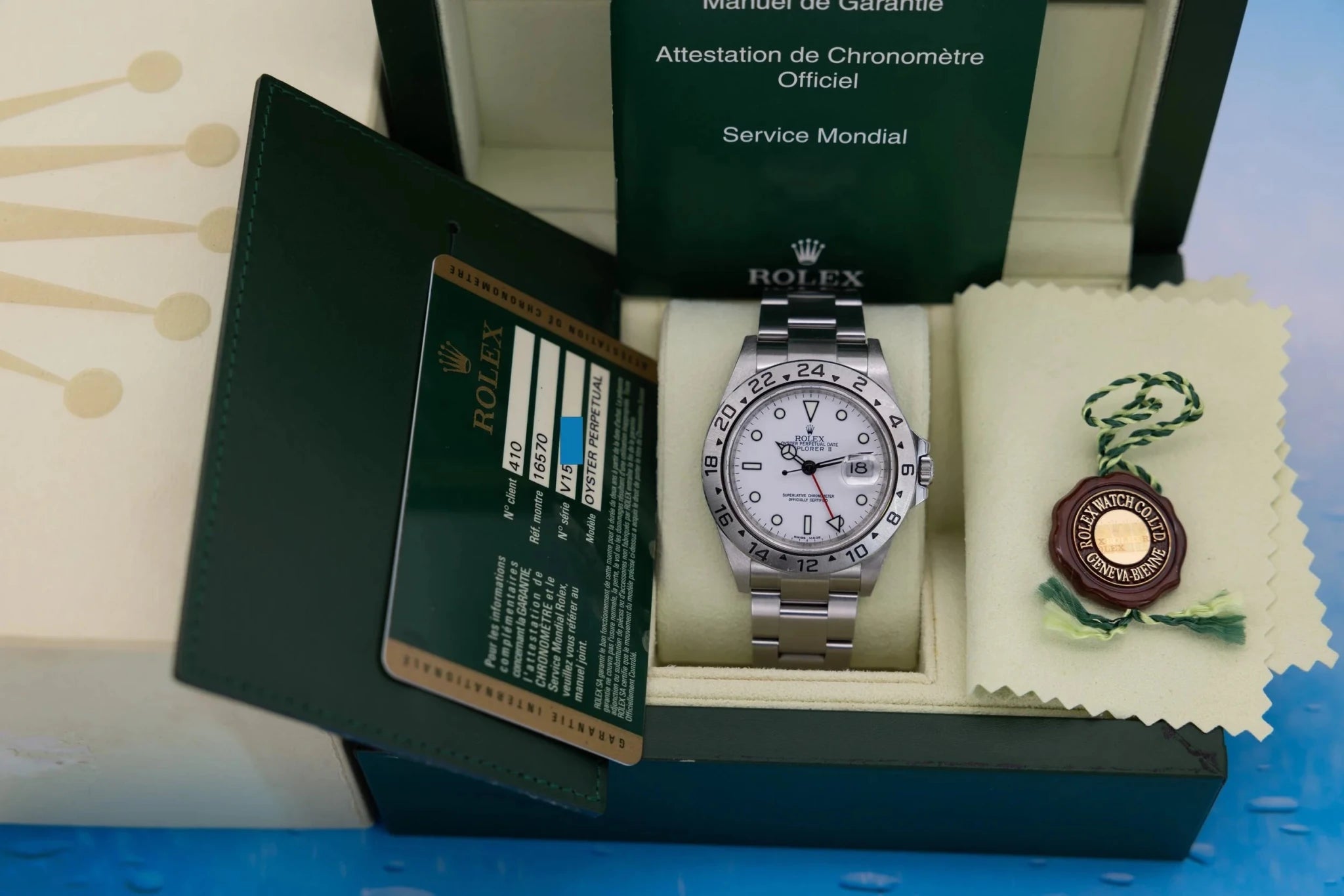 2008 Rolex Explorer II Ref. 16570 Polar | 3186 Movement | Box and Papers - Sierra Time Co