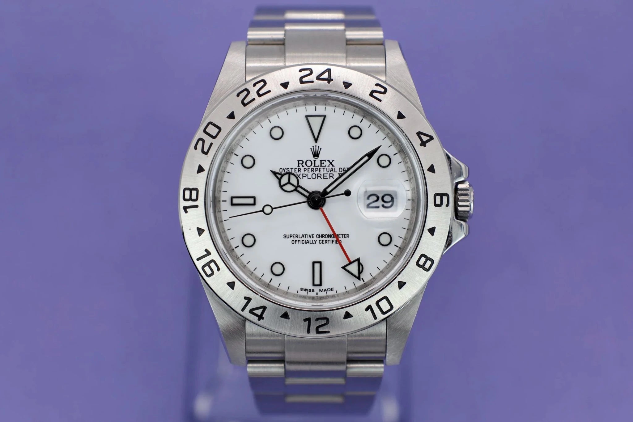 2008 Rolex Explorer II Ref. 16570 Polar | 3186 Movement | Full Set - Sierra Time Co