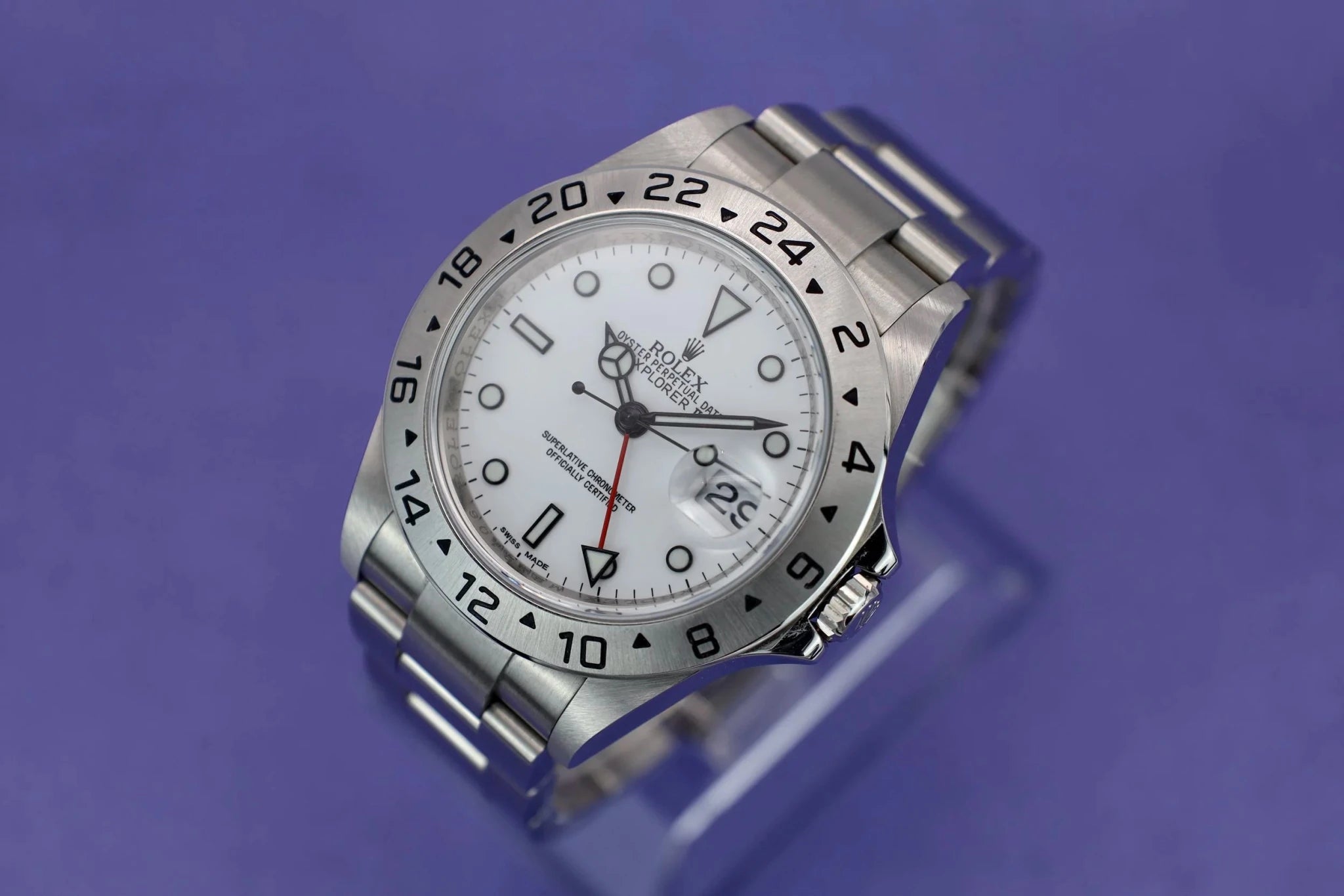 2008 Rolex Explorer II Ref. 16570 Polar | 3186 Movement | Full Set - Sierra Time Co