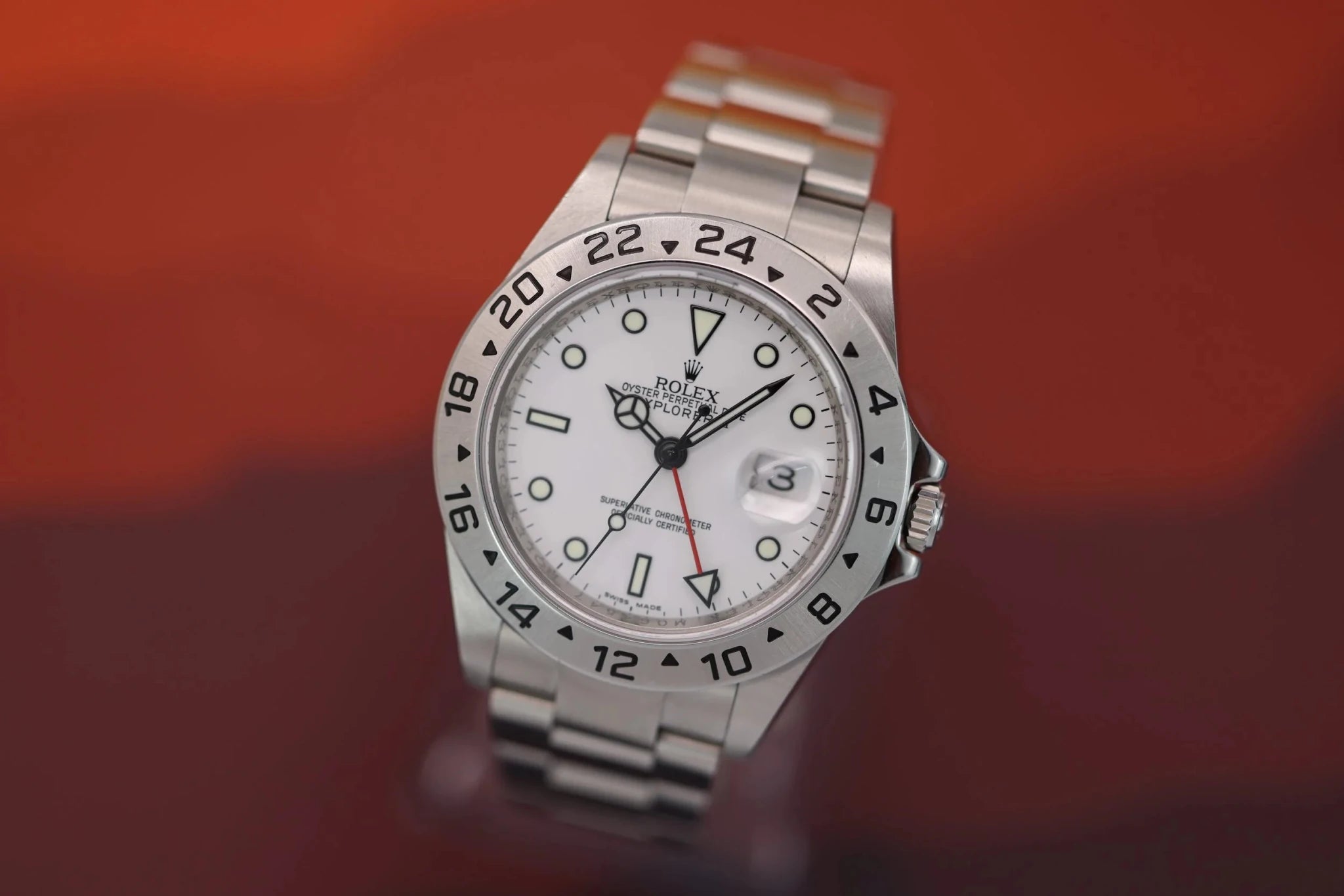 2008 Rolex Explorer II Ref. 16570 Polar | 3186 Movement | Full Set | Service Records - Sierra Time Co
