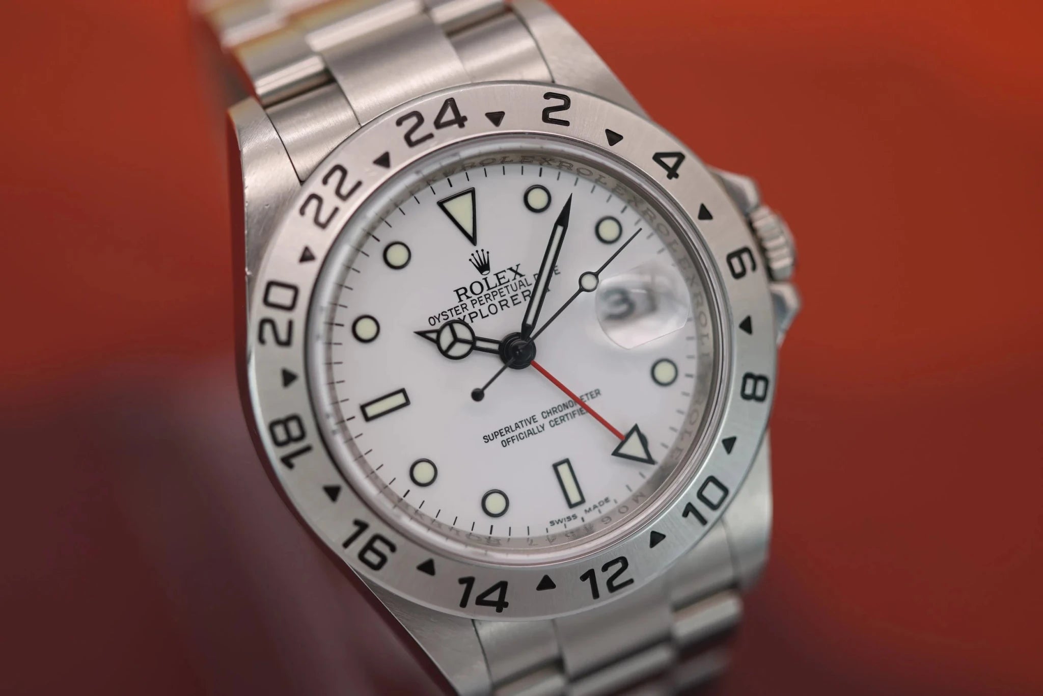 2008 Rolex Explorer II Ref. 16570 Polar | 3186 Movement | Full Set | Service Records - Sierra Time Co