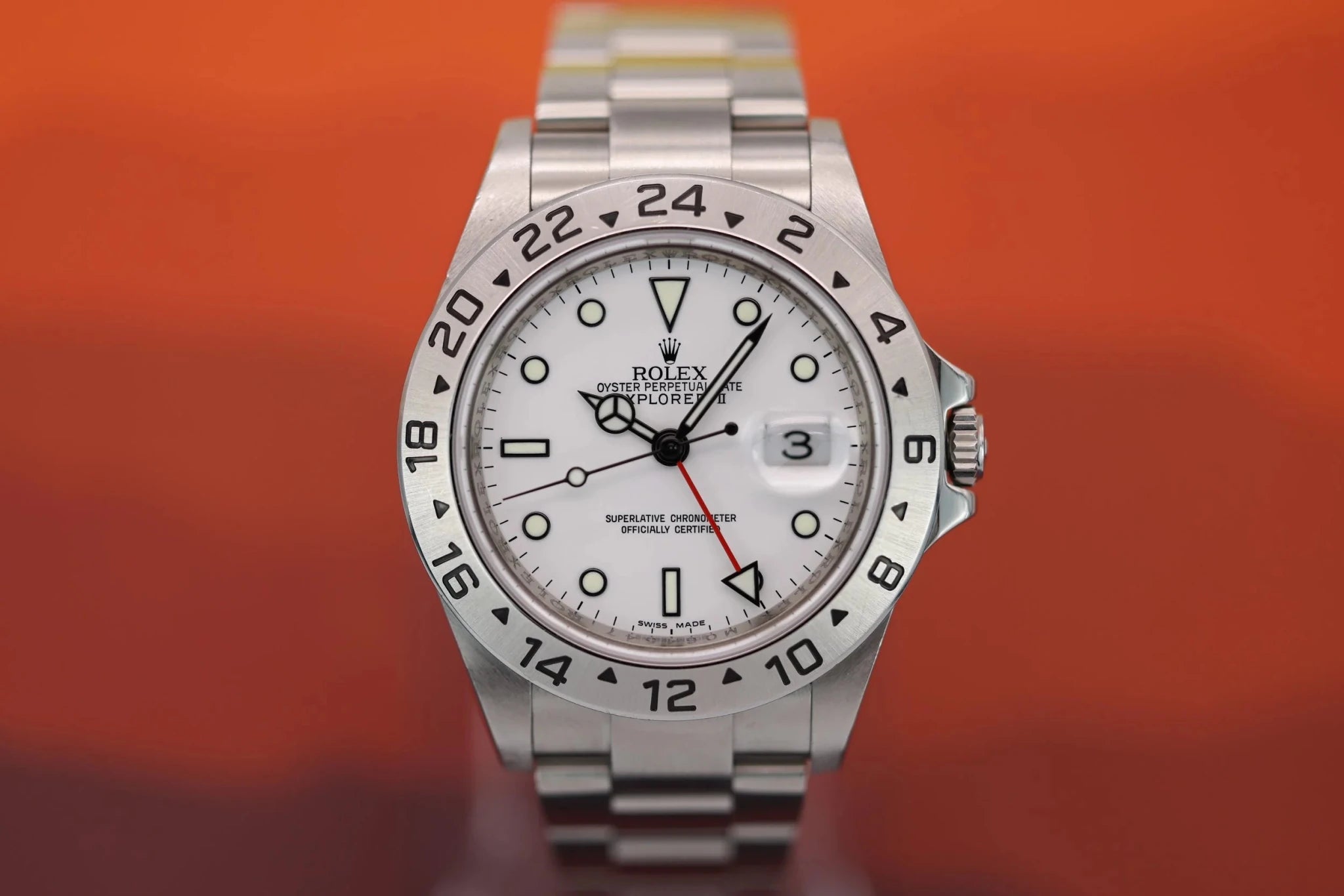2008 Rolex Explorer II Ref. 16570 Polar | 3186 Movement | Full Set | Service Records - Sierra Time Co
