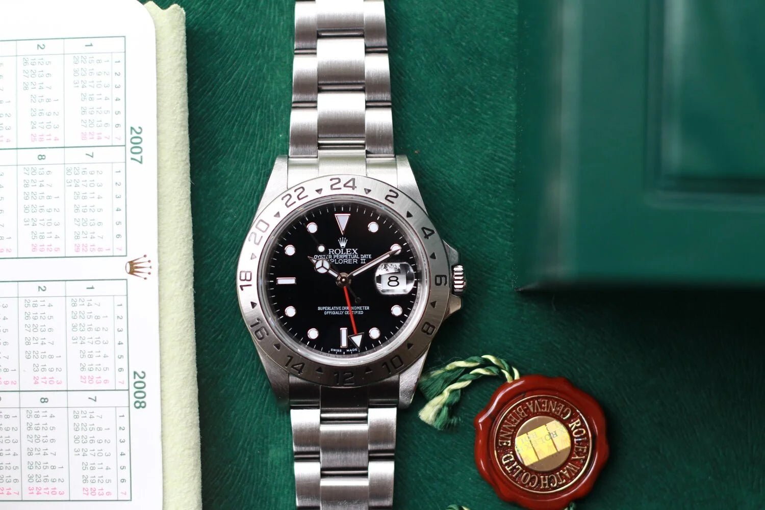 2008 Rolex Explorer ll Ref. 16570 M-Serial 3186 - Sierra Time Co