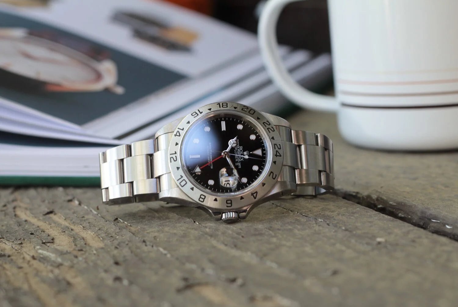 2008 Rolex Explorer ll Ref. 16570 M-Serial 3186 - Sierra Time Co