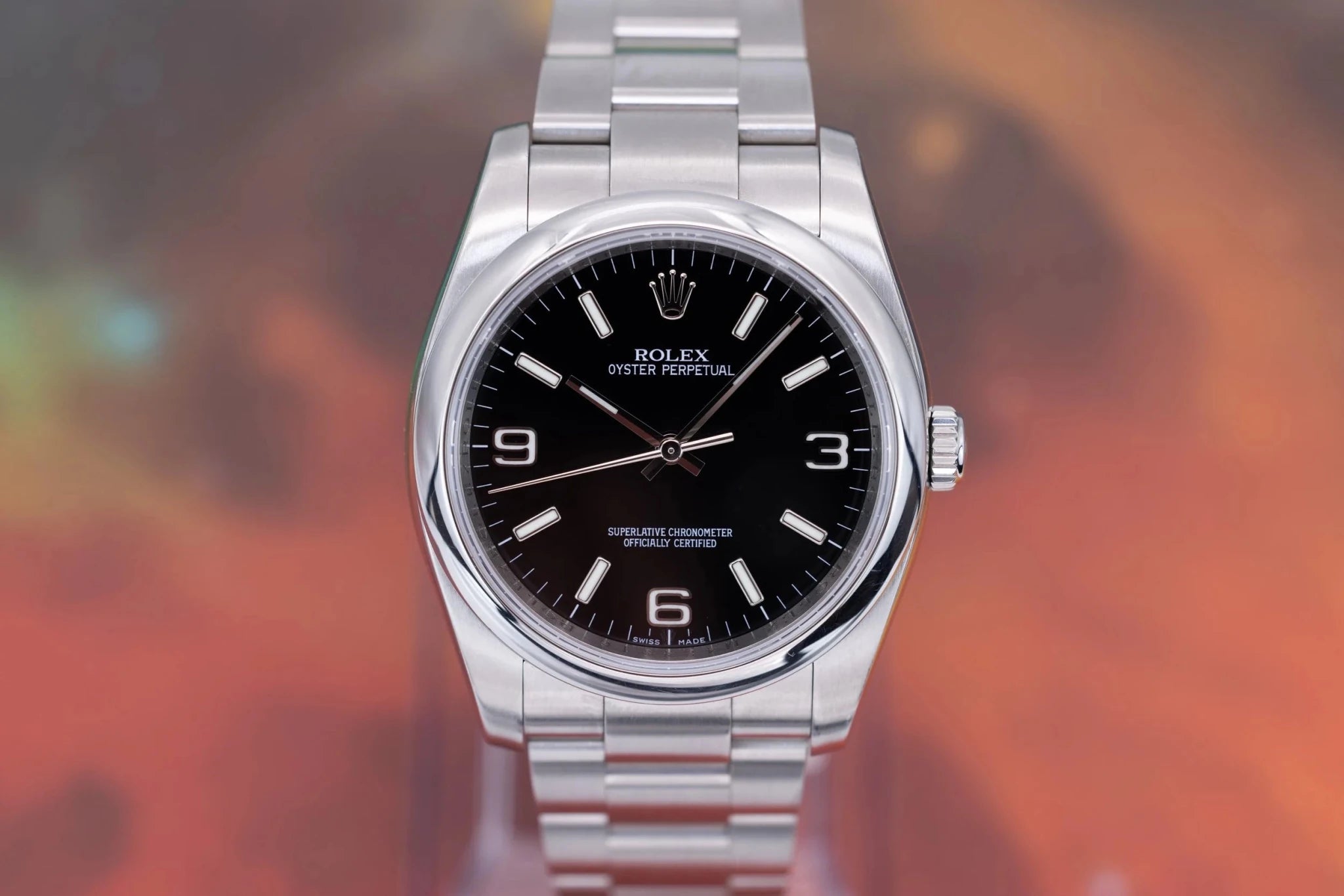 2008 Rolex Oyster Perpetual Ref. 116000 | Black 3-6-9 “Secret Explorer” Dial | Box and Papers - Sierra Time Co