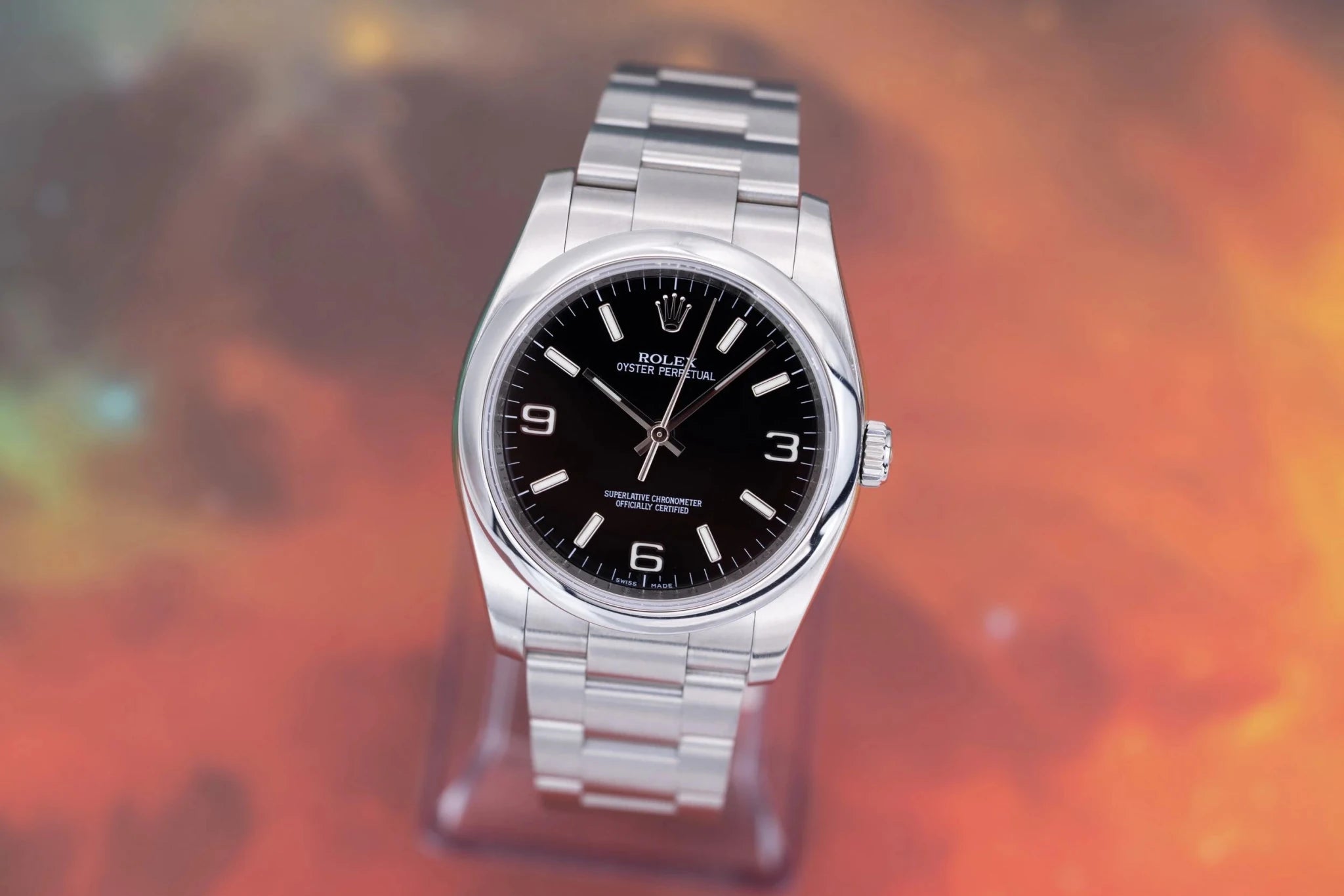 2008 Rolex Oyster Perpetual Ref. 116000 | Black 3-6-9 “Secret Explorer” Dial | Box and Papers - Sierra Time Co