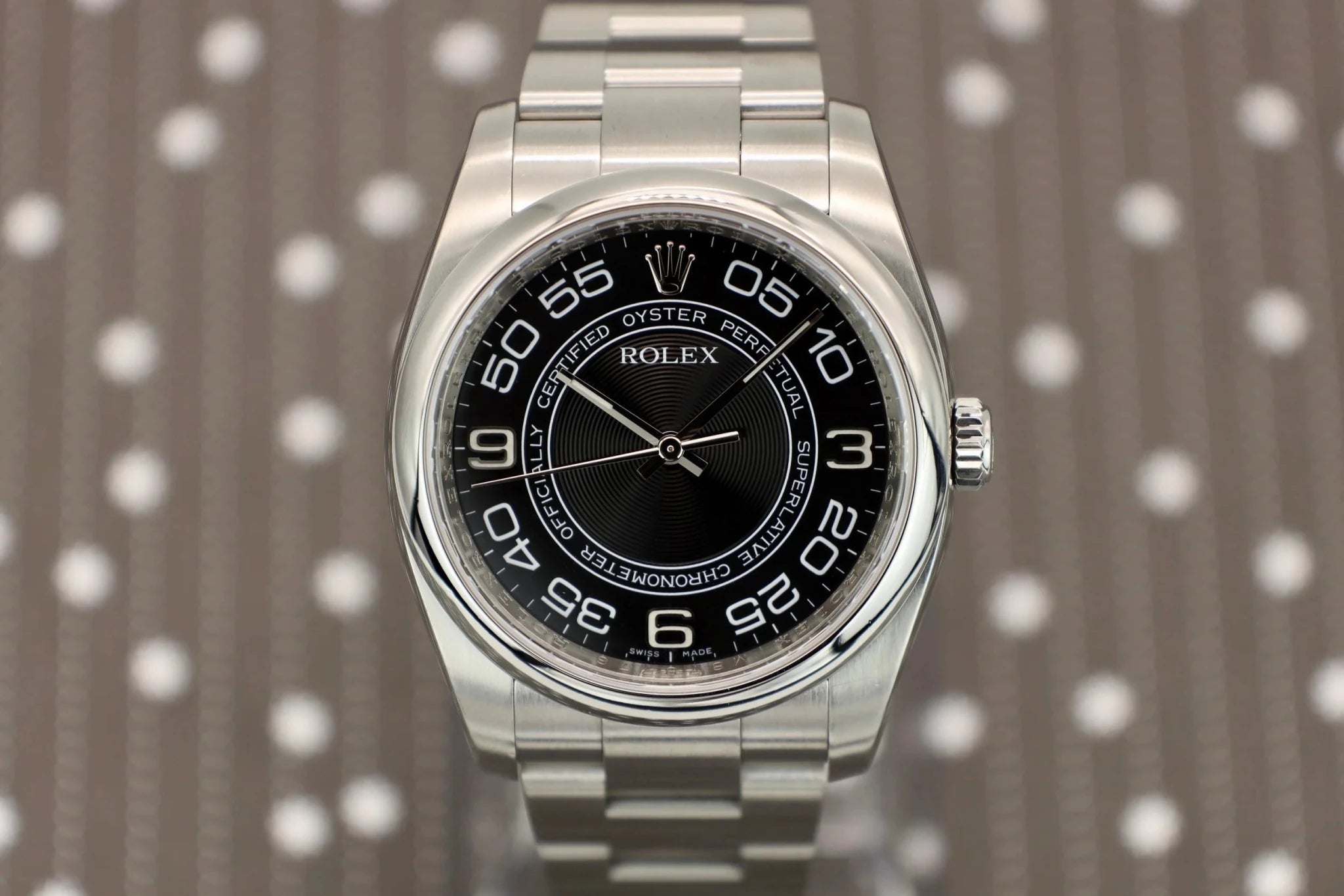 2008 Rolex Oyster Perpetual Ref. 116000 | Black Concentric Dial | Box and Papers - Sierra Time Co