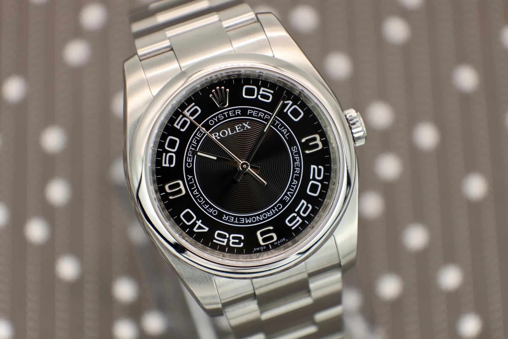 2008 Rolex Oyster Perpetual Ref. 116000 | Black Concentric Dial | Box and Papers - Sierra Time Co